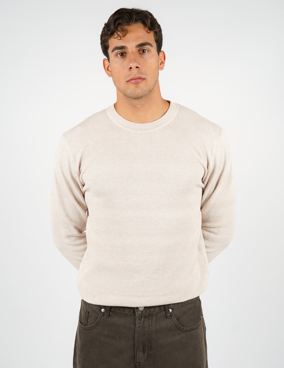 MAGLIONE STRUTTURATO GIROCOLLO