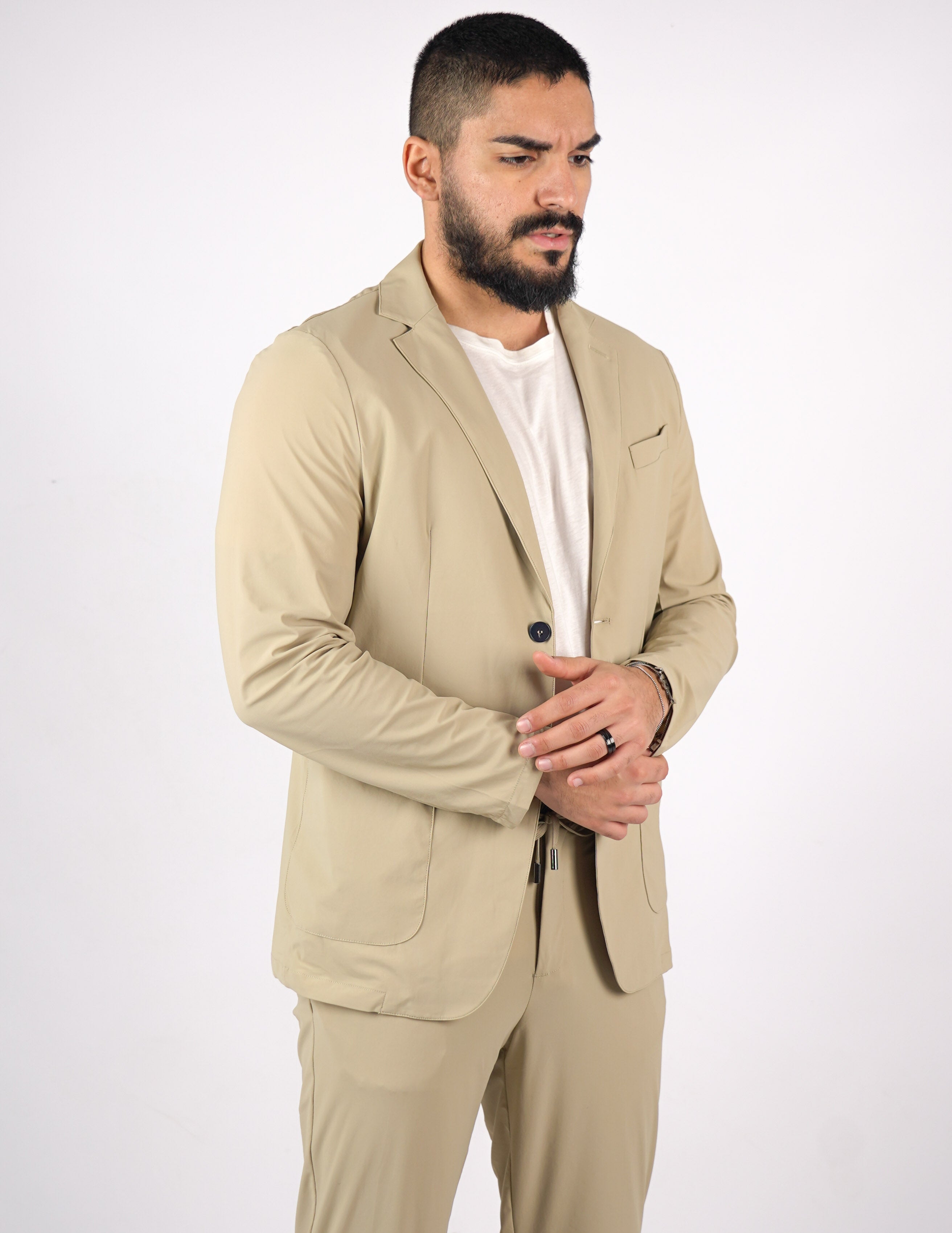 ABITO UOMO MONOPETTO EXTRA LIGHT "NO STIRO"