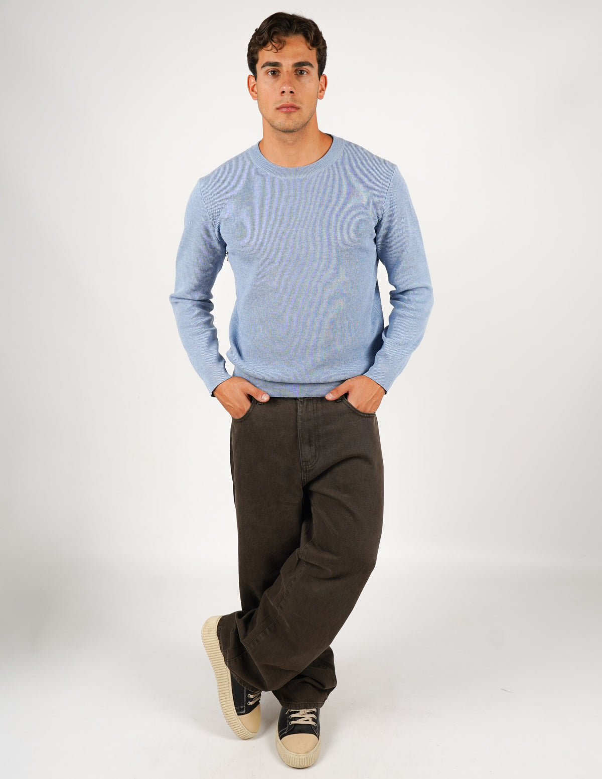 MAGLIONE STRUTTURATO GIROCOLLO