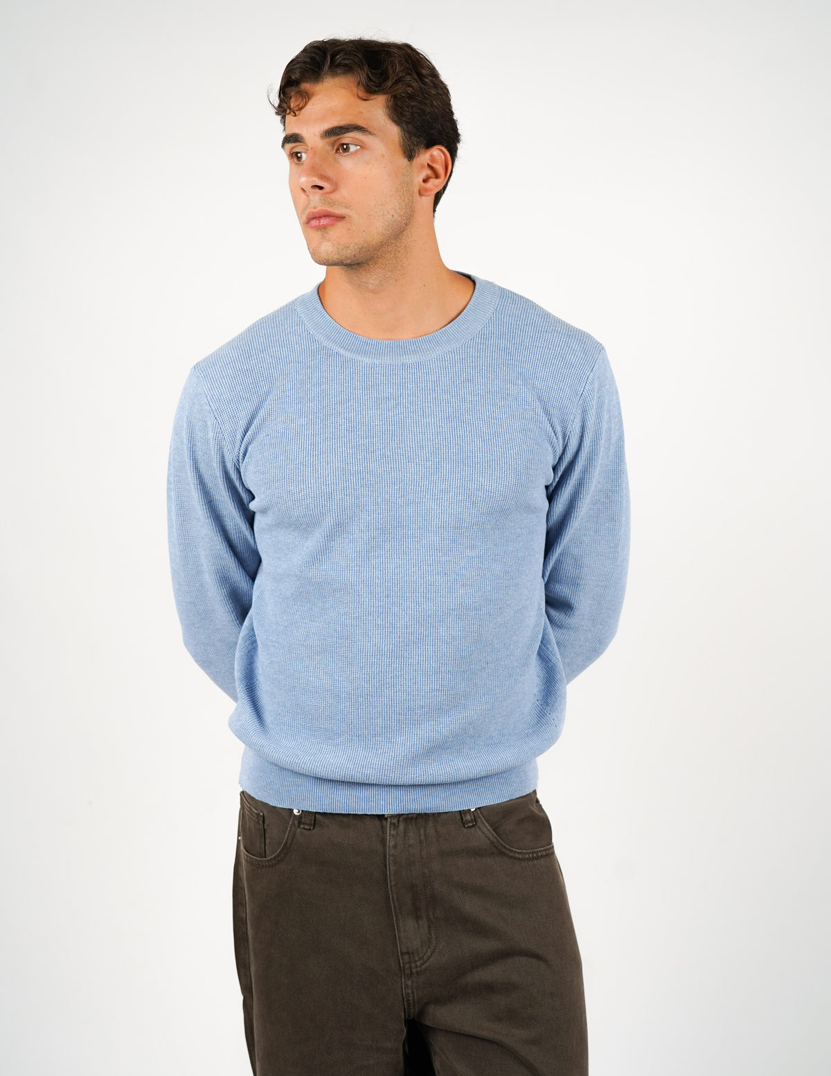 MAGLIONE STRUTTURATO GIROCOLLO