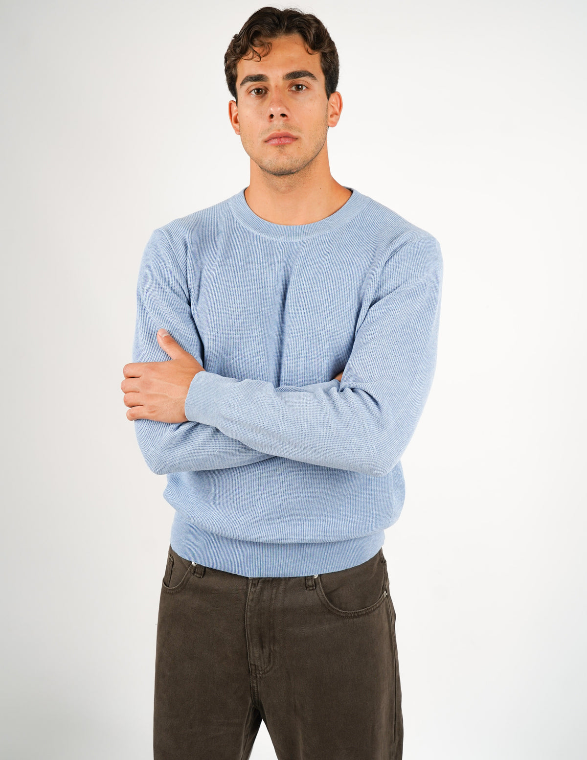 MAGLIONE STRUTTURATO GIROCOLLO