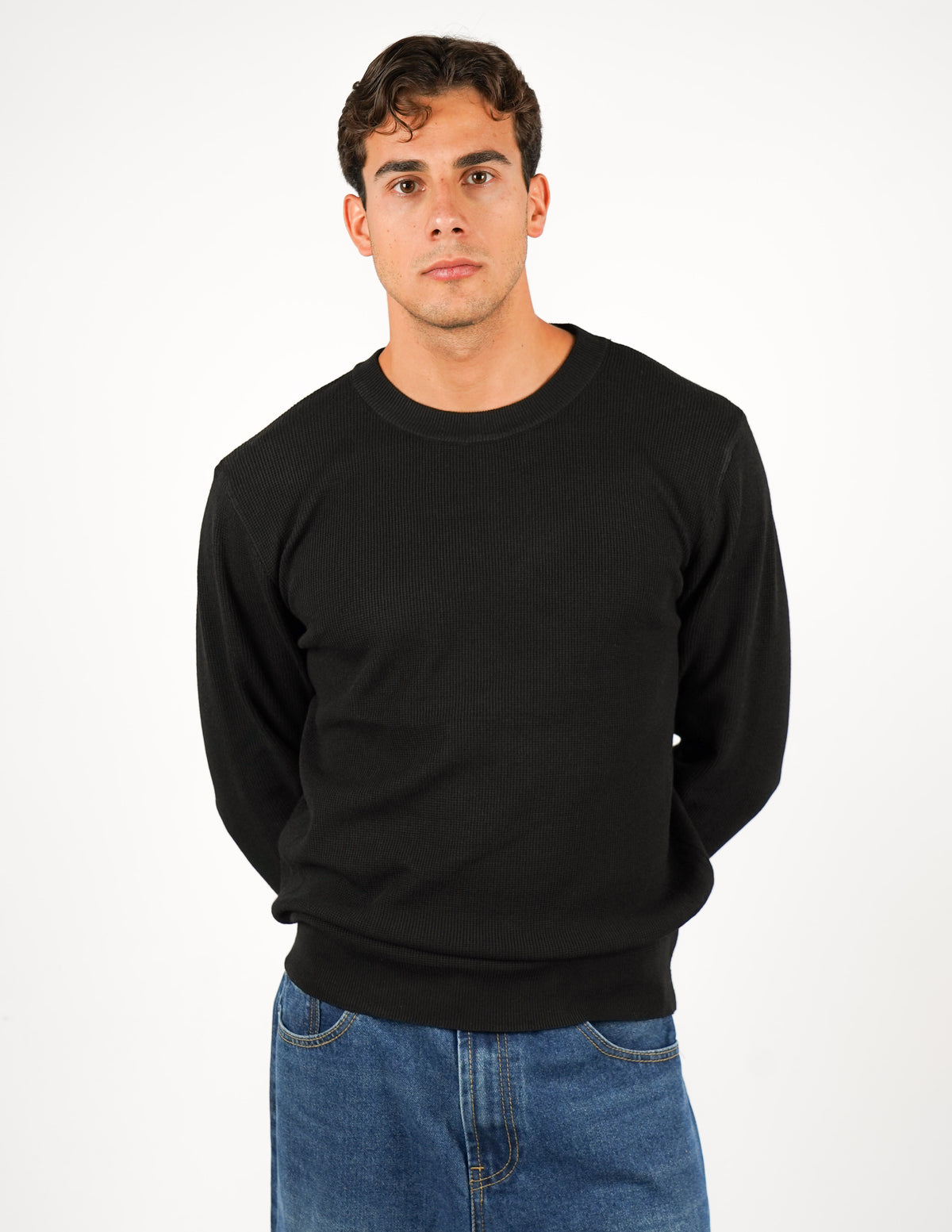 MAGLIONE STRUTTURATO GIROCOLLO