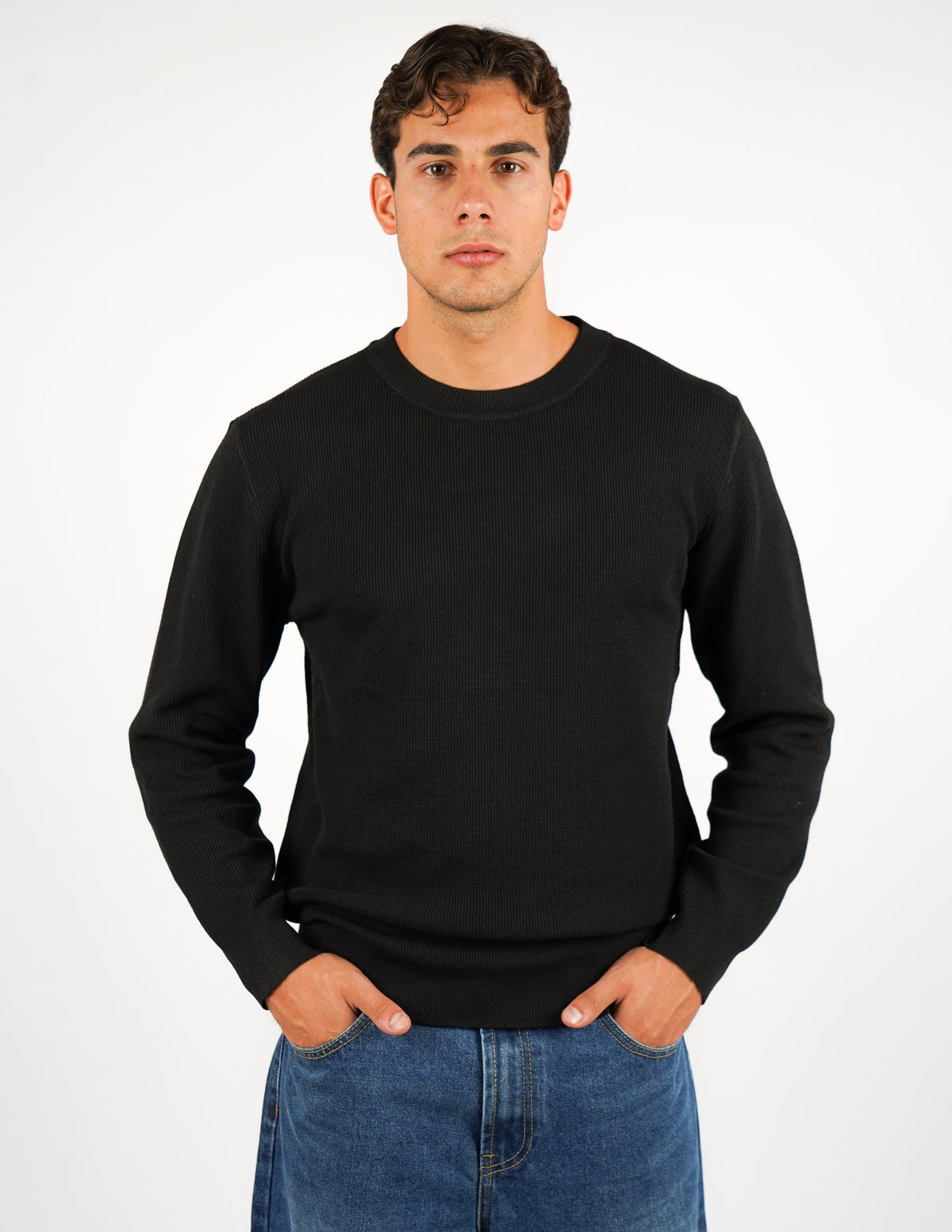 MAGLIONE STRUTTURATO GIROCOLLO