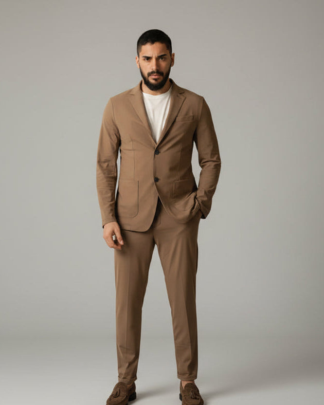 ABITO UOMO MONOPETTO EXTRA LIGHT "NO STIRO"