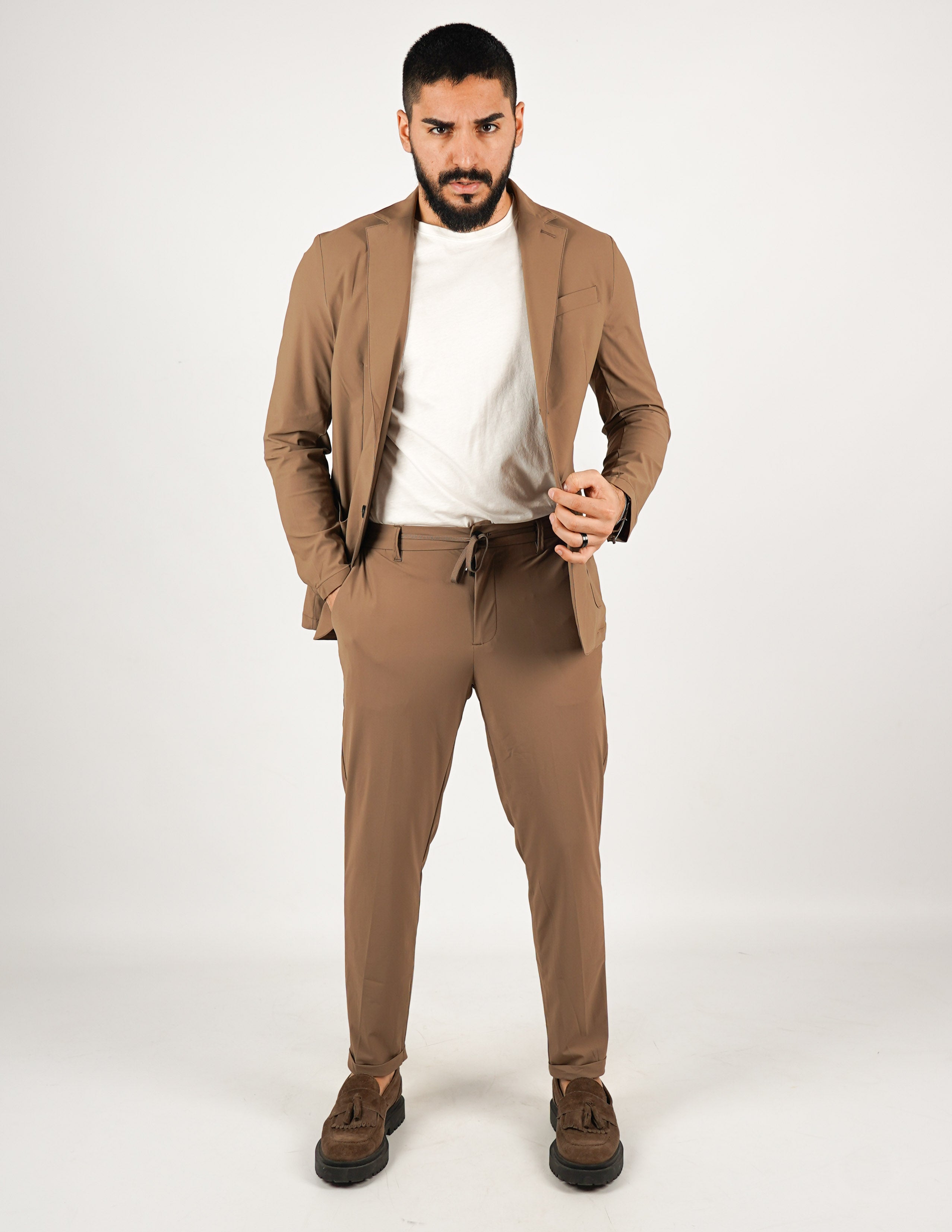 ABITO UOMO MONOPETTO EXTRA LIGHT "NO STIRO"