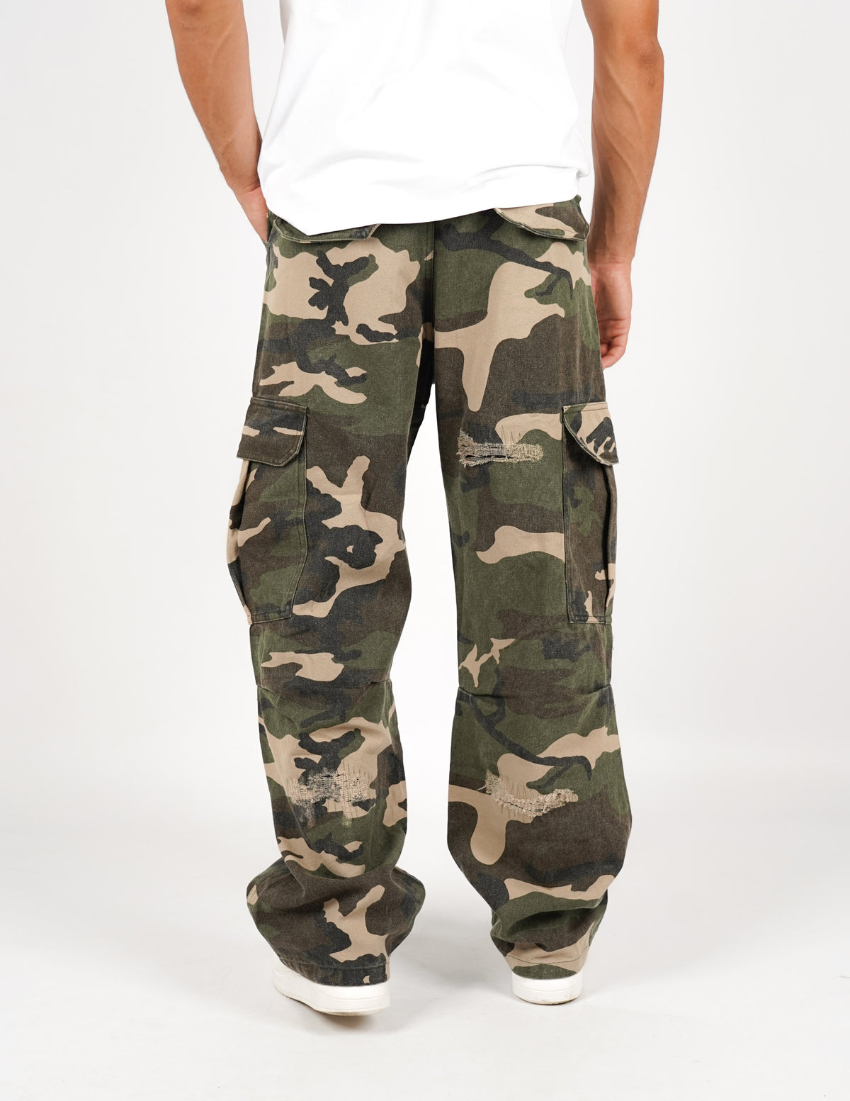 JEANS CARGO CAMOUFLAGE CASUAL