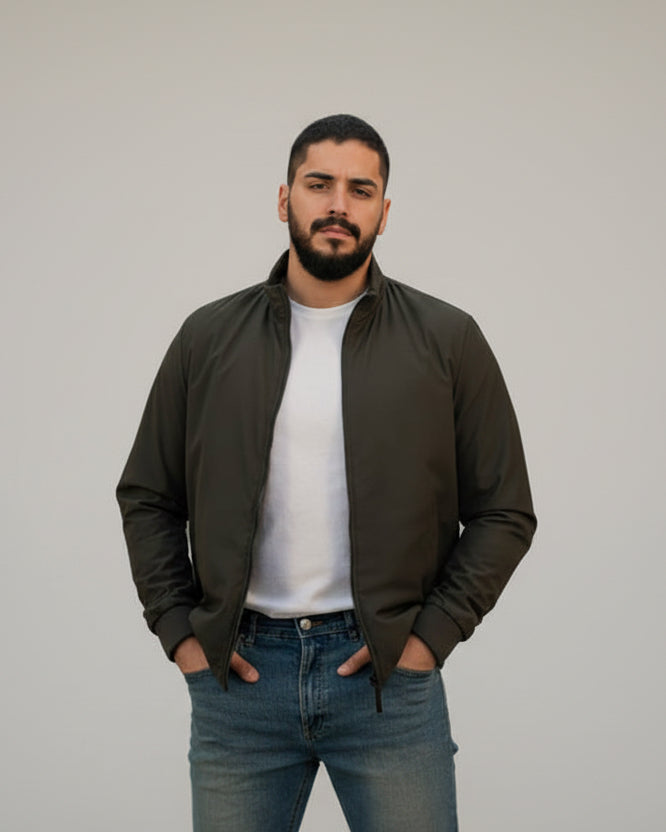 GIUBBINO IN TESSUTO LEGGERO "NO STIRO"