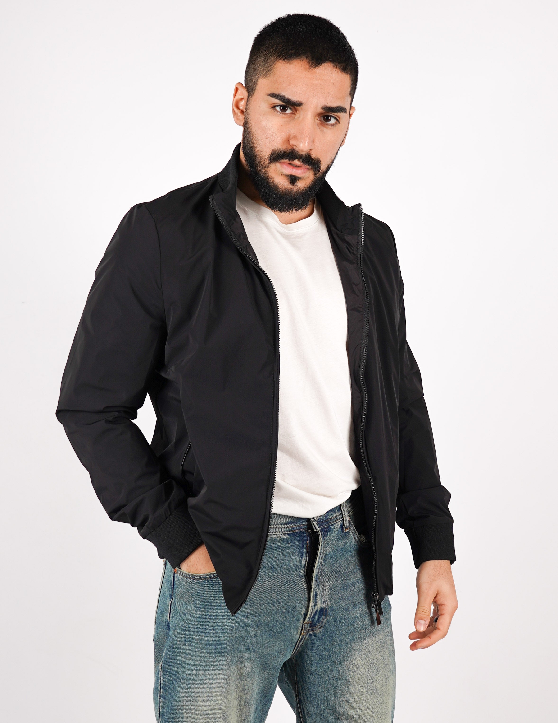 GIUBBINO IN TESSUTO LEGGERO "NO STIRO"