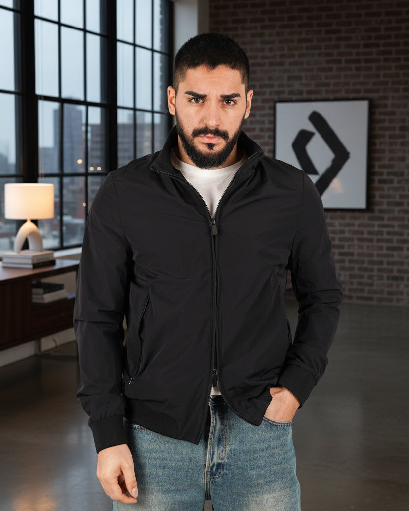 GIUBBINO IN TESSUTO LEGGERO "NO STIRO"