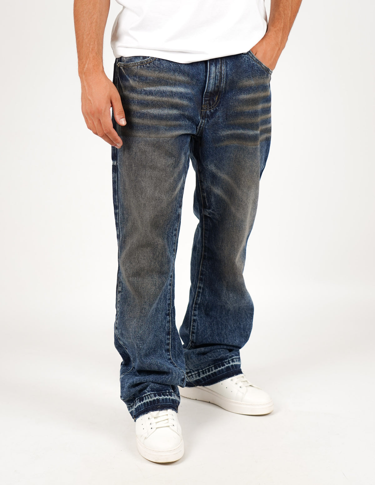 JEANS FLARE CINQUE TASCHE