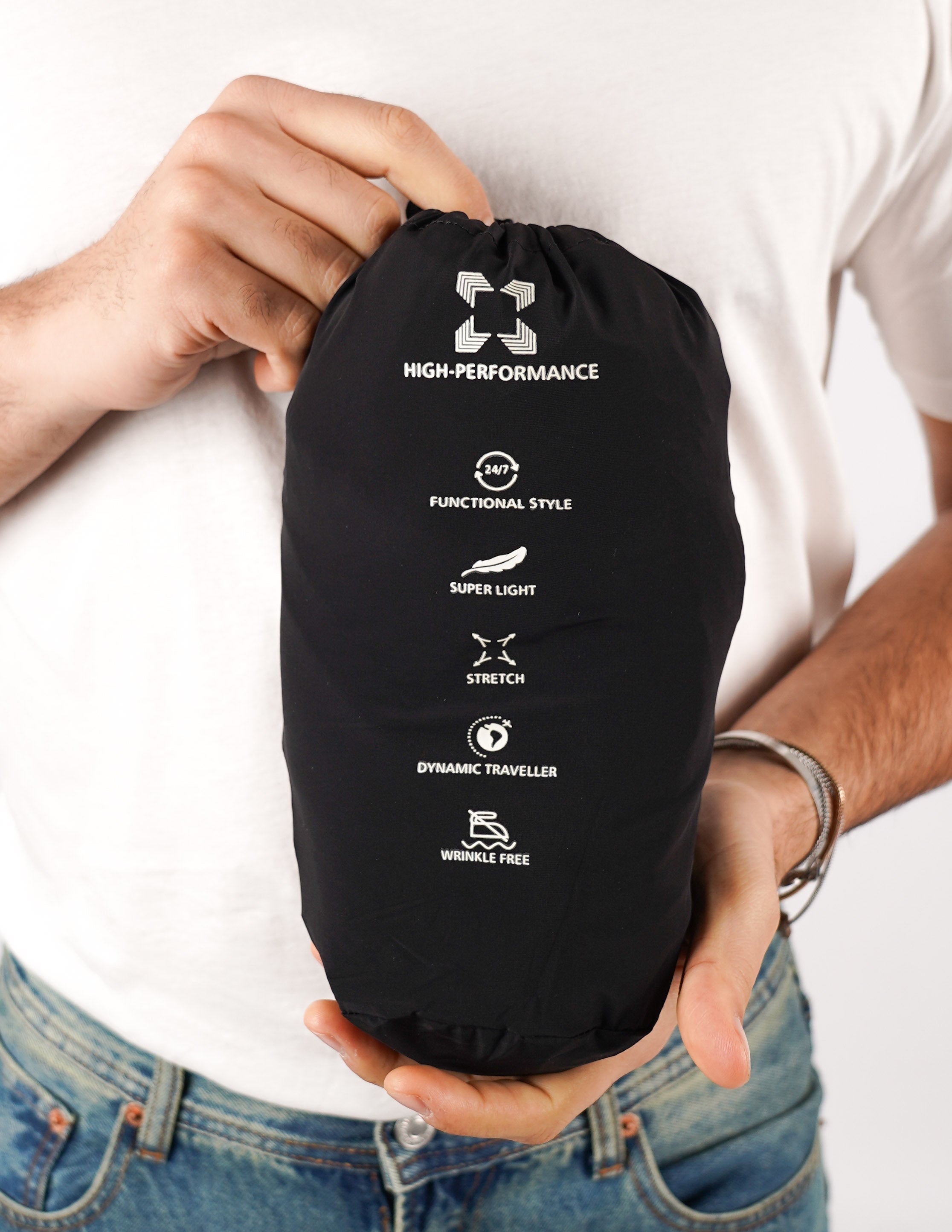 GIUBBINO IN TESSUTO LEGGERO "NO STIRO"