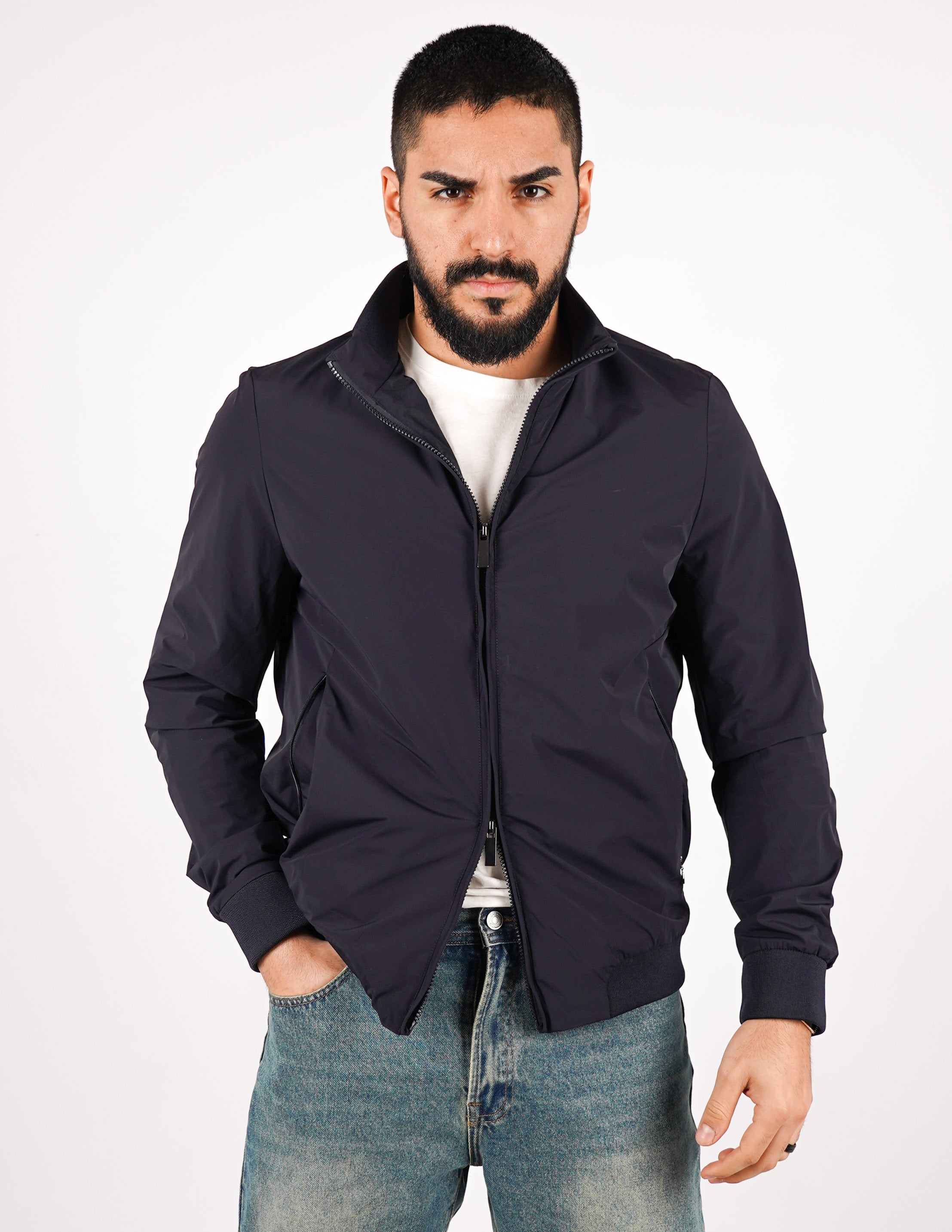 GIUBBINO IN TESSUTO LEGGERO "NO STIRO"