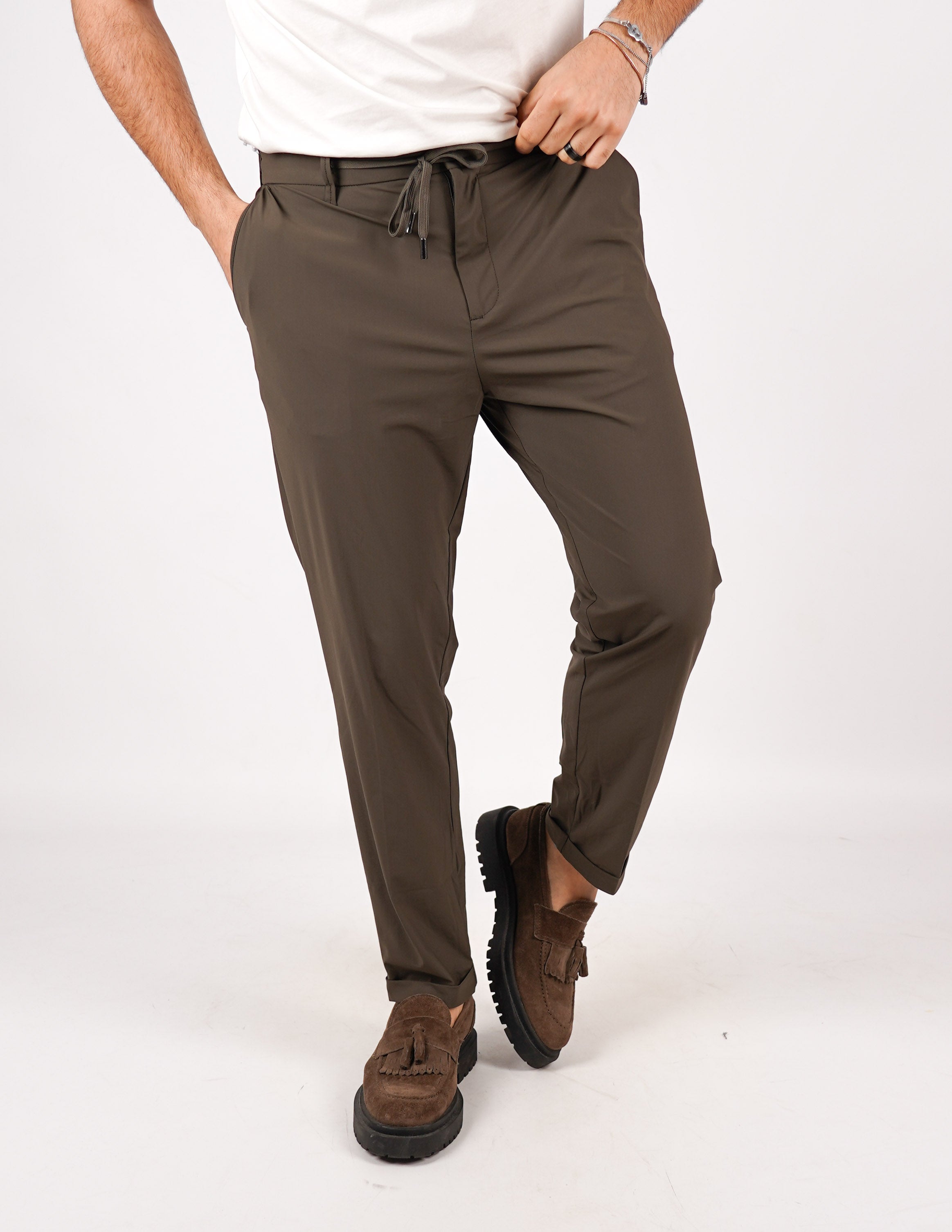 PANTALONE TESSUTO "EXTRA LIGHT NO STIRO"