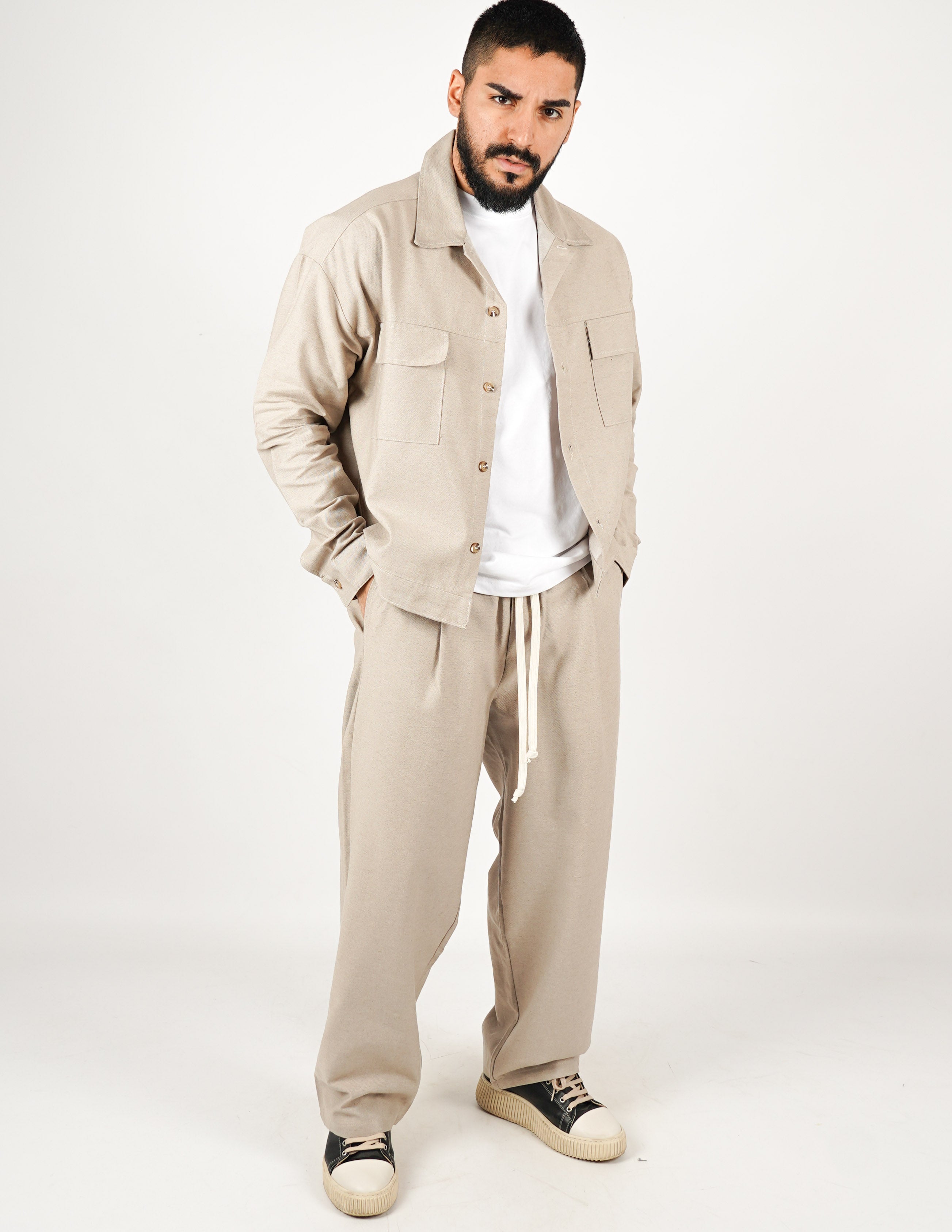 COORDINATO BAGGY CAMICIA+PANTALONE