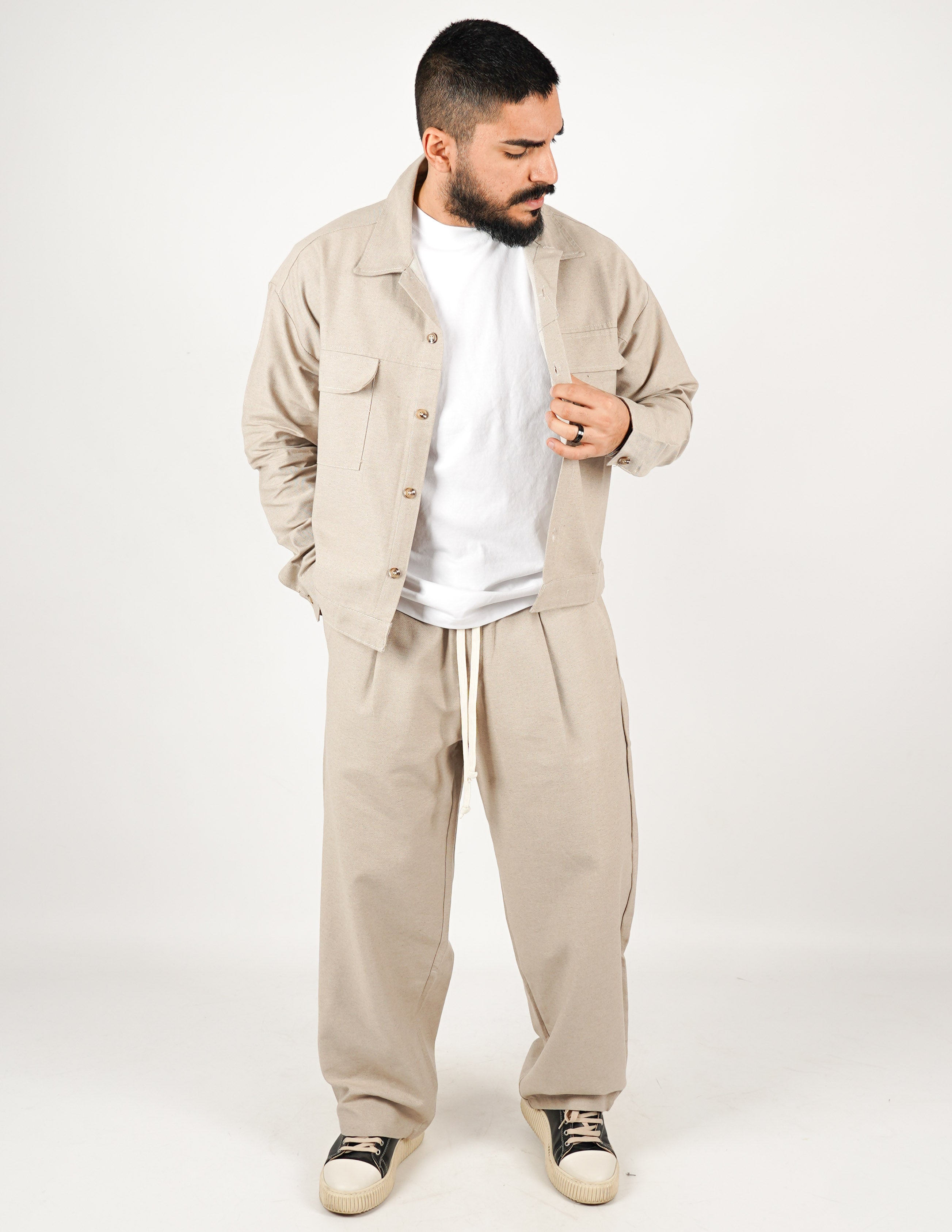 COORDINATO BAGGY CAMICIA+PANTALONE