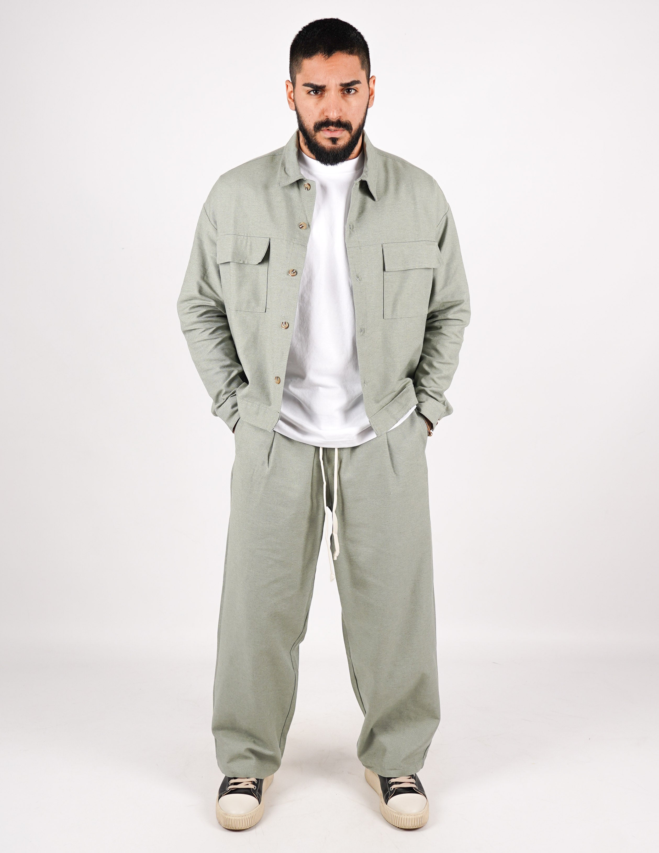 COORDINATO BAGGY CAMICIA+PANTALONE