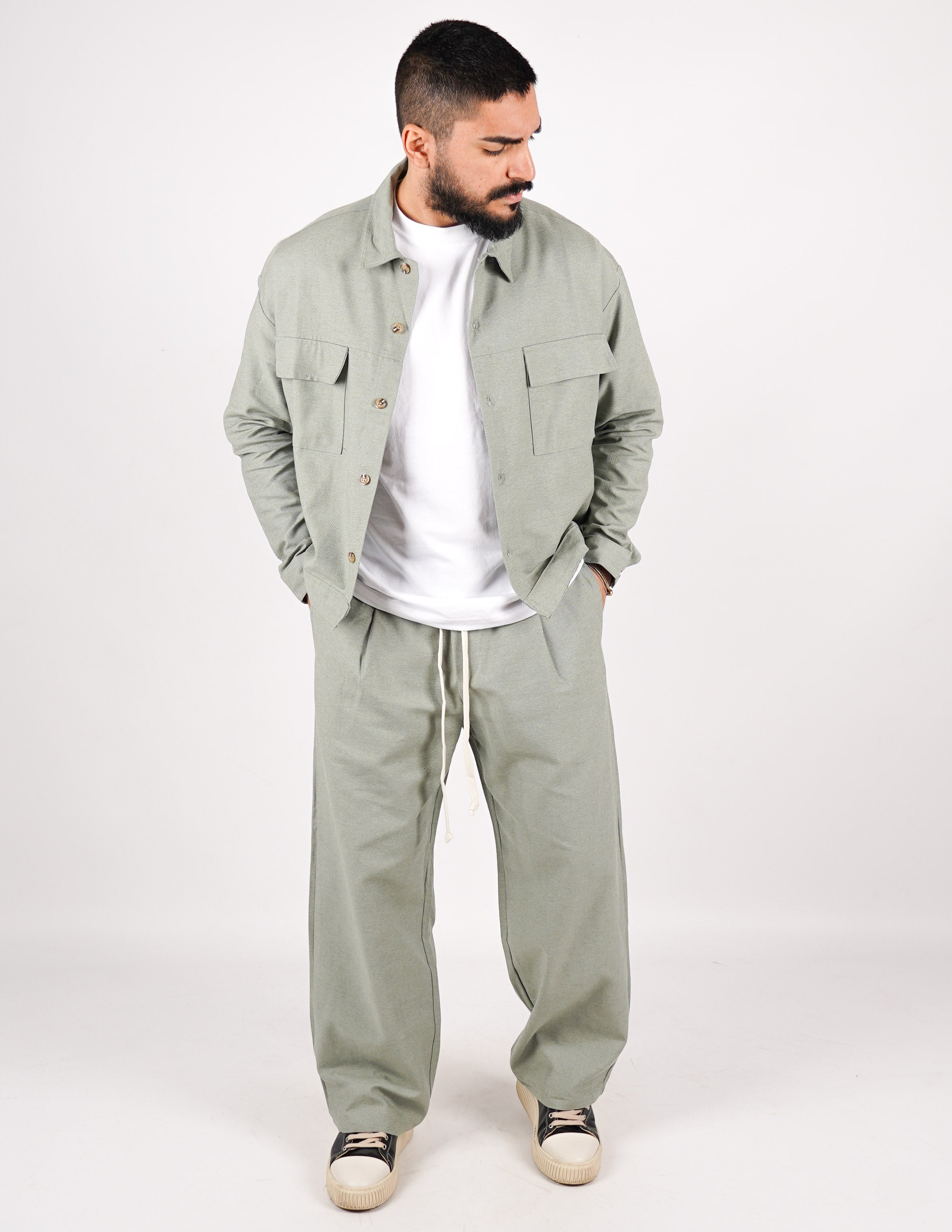 COORDINATO BAGGY CAMICIA+PANTALONE
