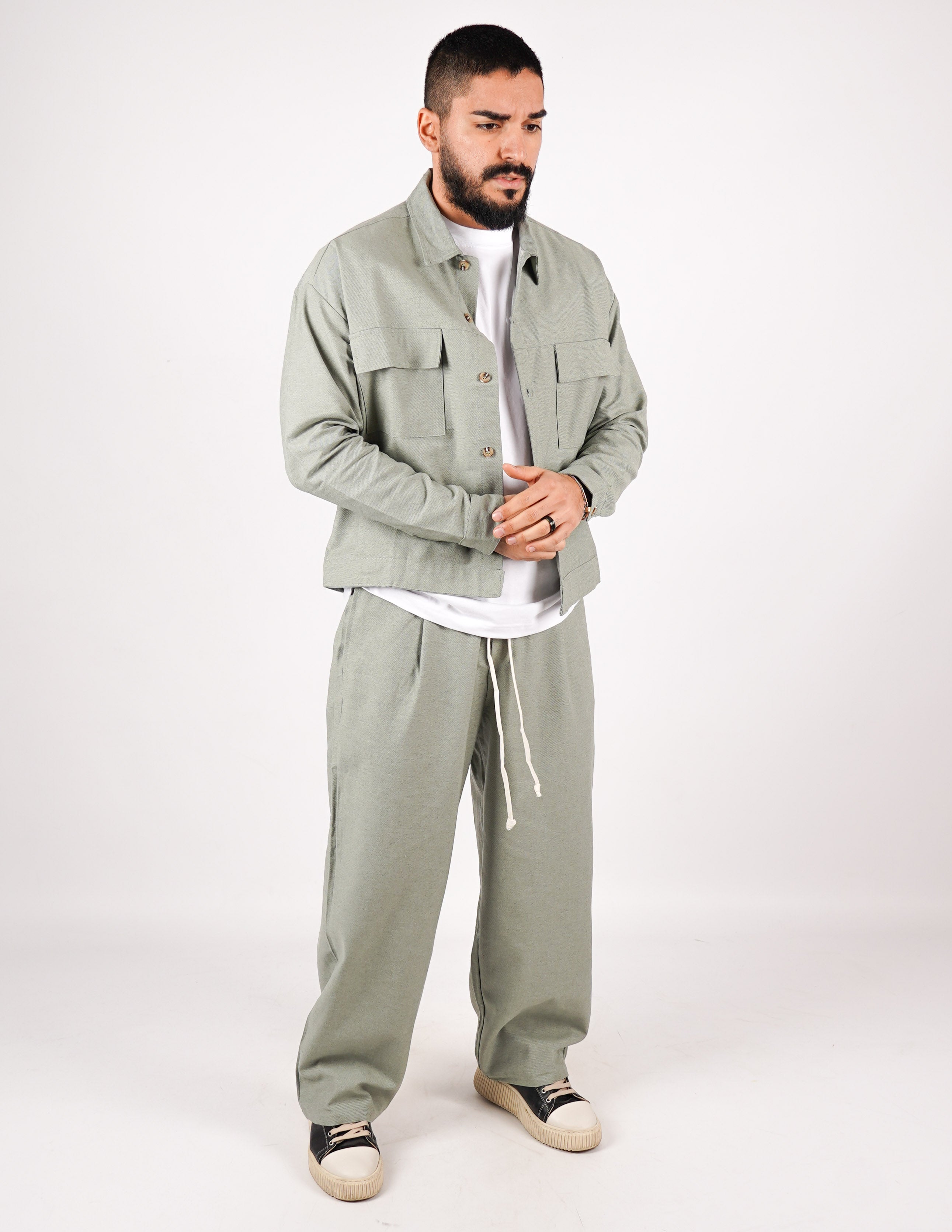 COORDINATO BAGGY CAMICIA+PANTALONE