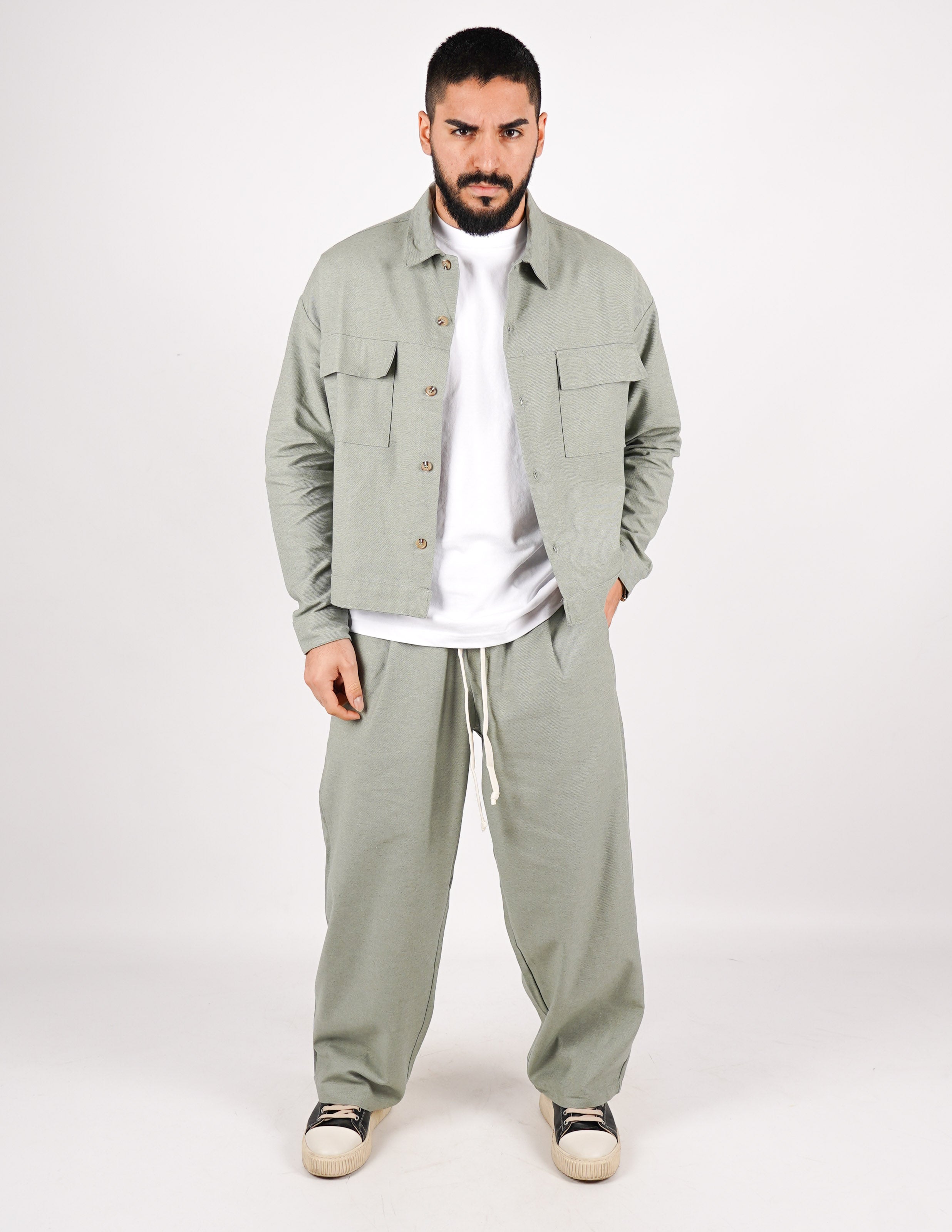 COORDINATO BAGGY CAMICIA+PANTALONE