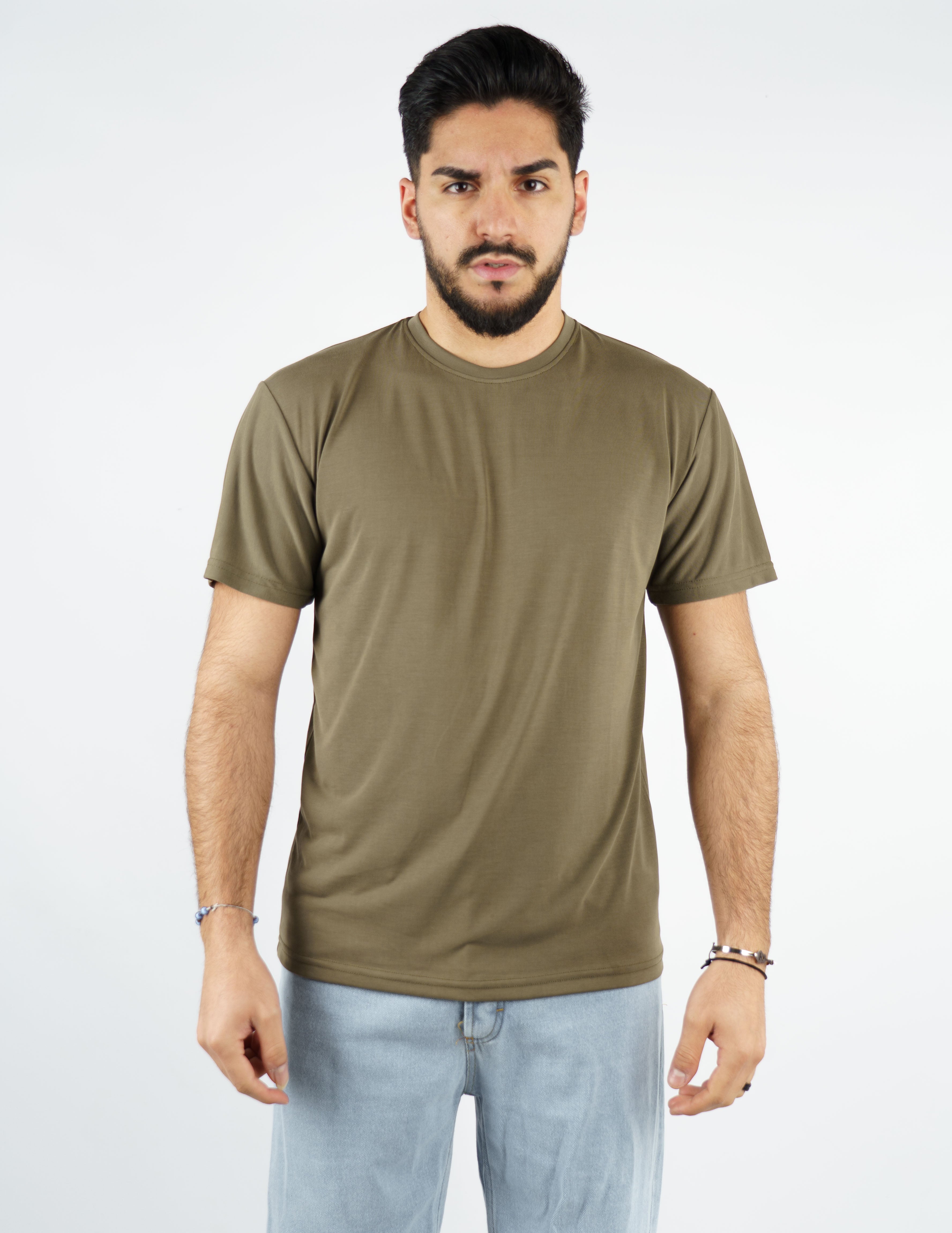 T-Shirt girocollo morbida tessuto "modal"