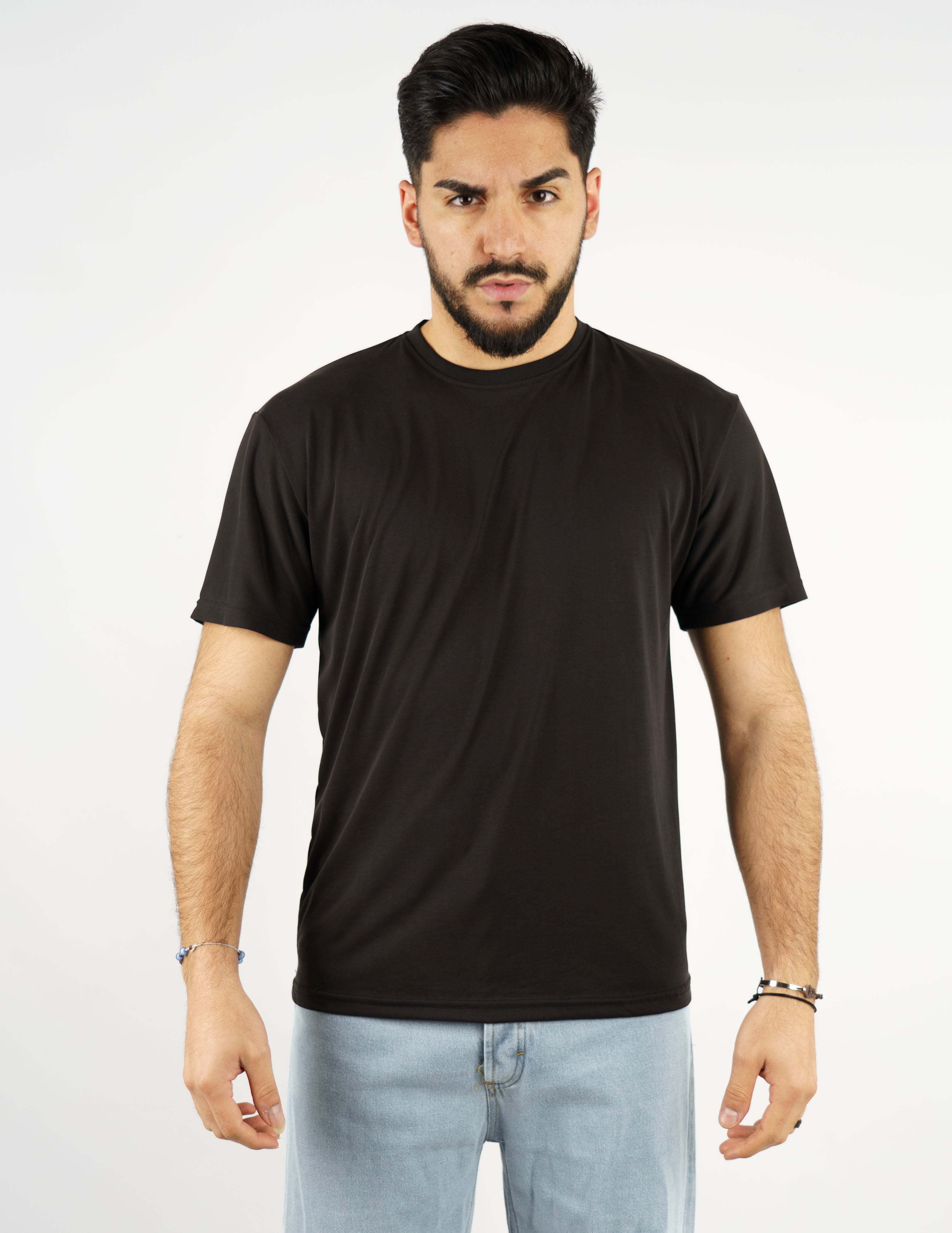 T-Shirt girocollo morbida tessuto "modal"