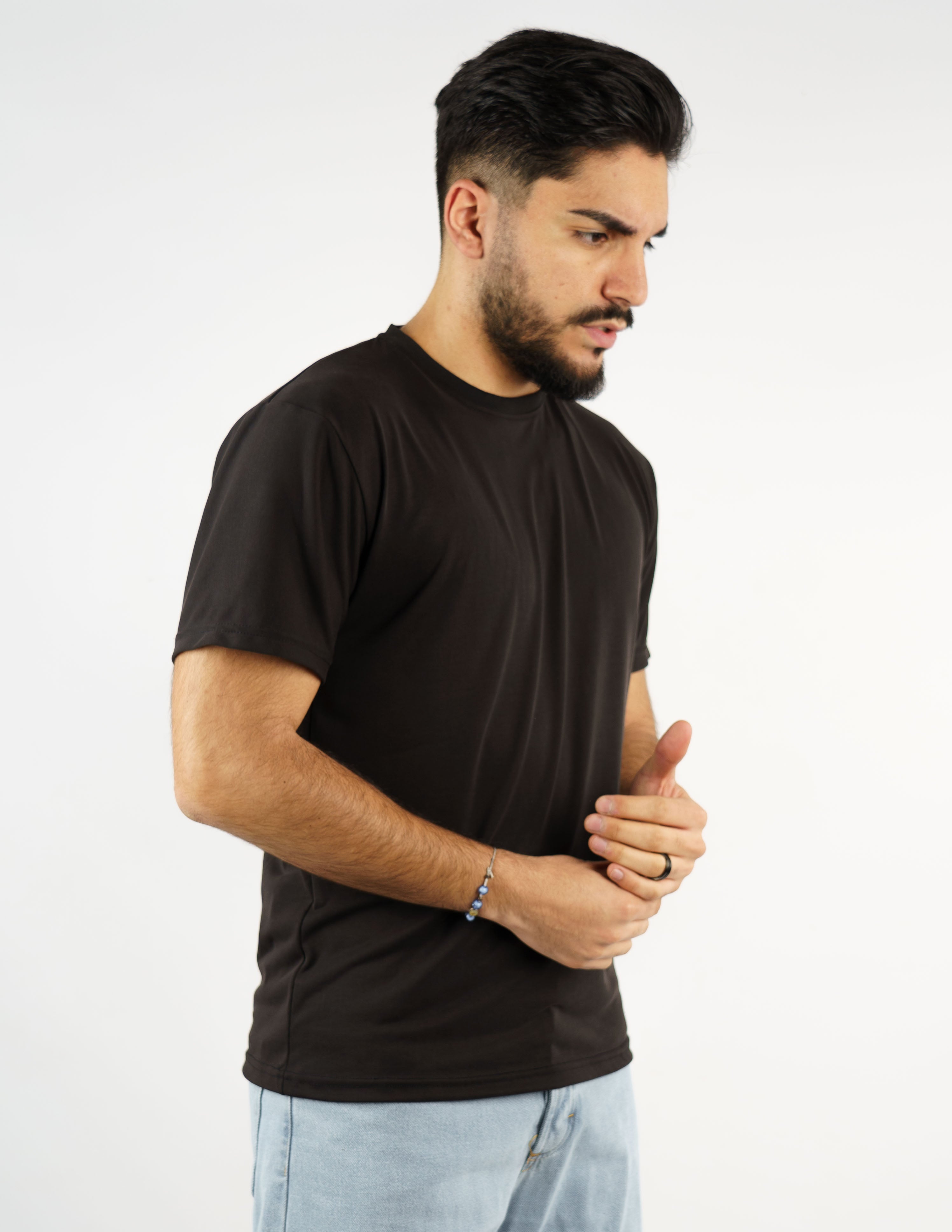 T-Shirt girocollo morbida tessuto "modal"