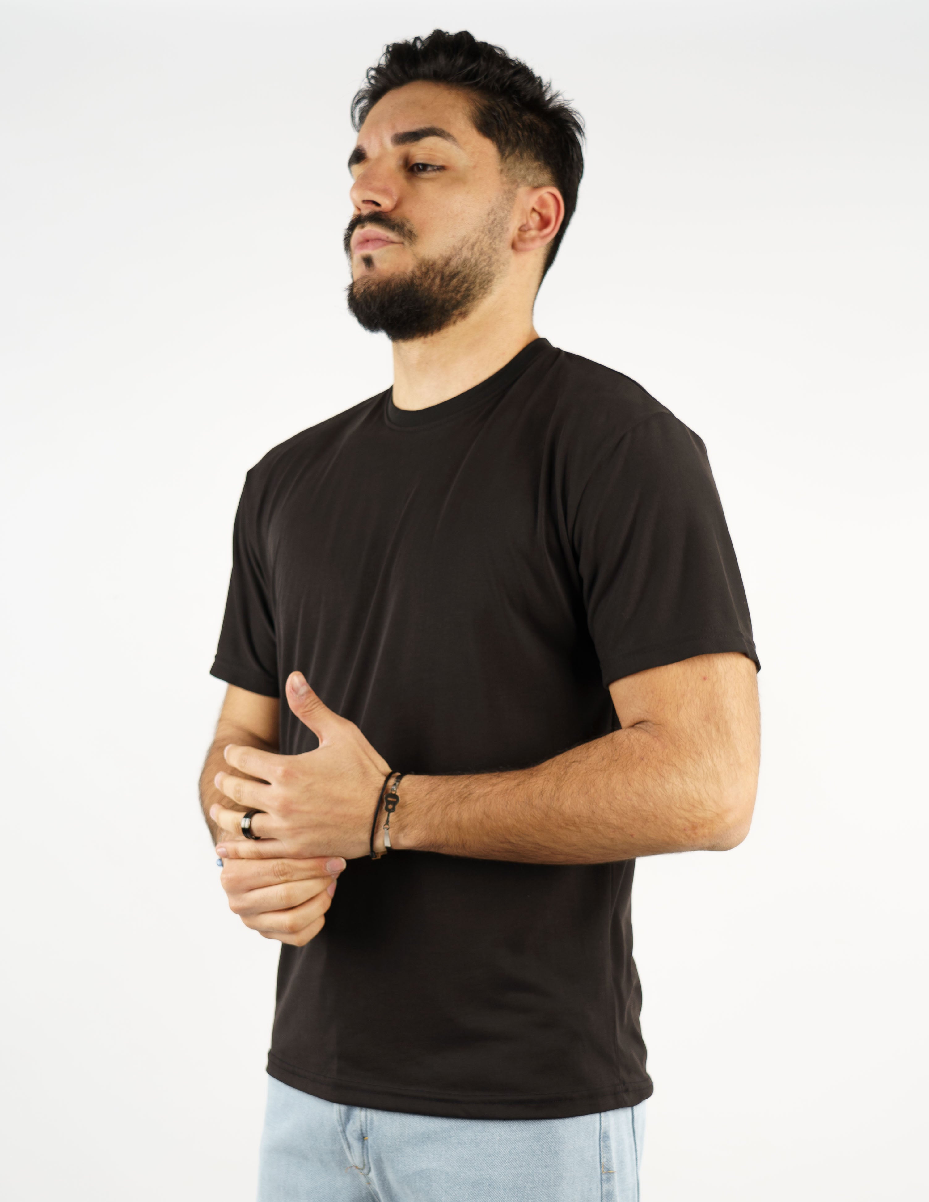 T-Shirt girocollo morbida tessuto "modal"