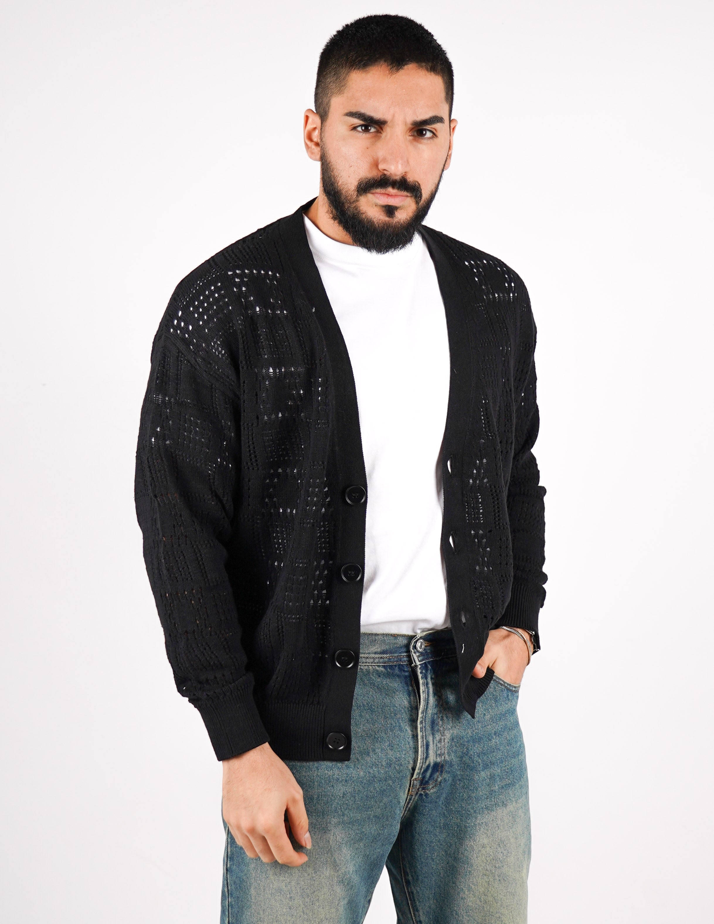 CARDIGAN STRUTTURATO CON RICAMO