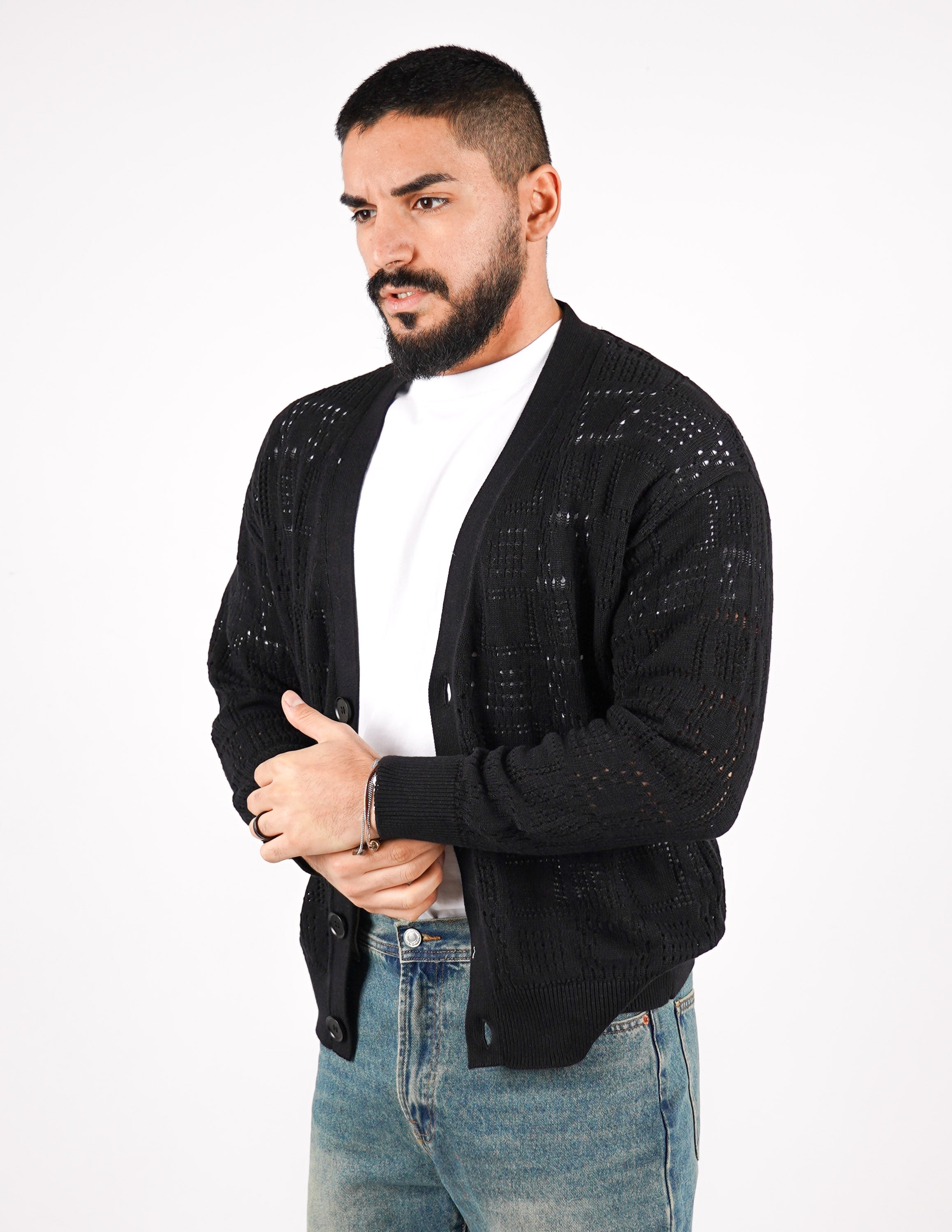 CARDIGAN STRUTTURATO CON RICAMO