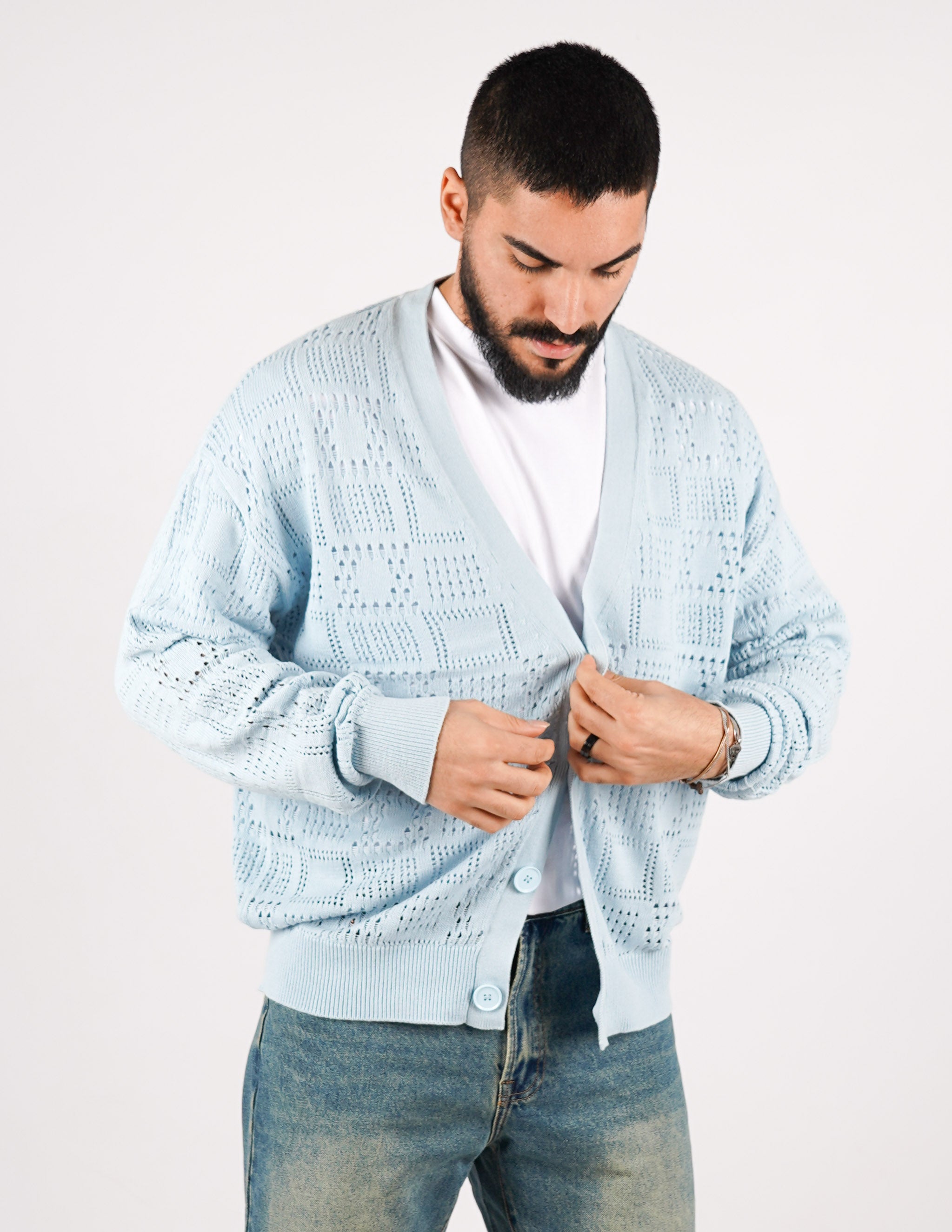 CARDIGAN STRUTTURATO CON RICAMO