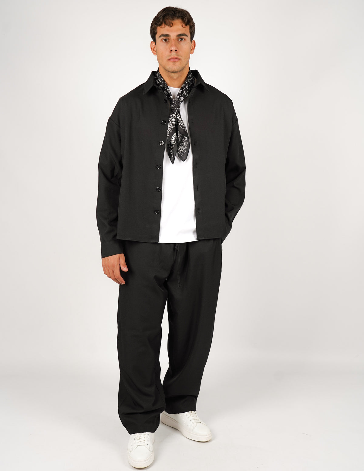 COORDINATO UOMO COMPLETO BAGGY + CAMICIA