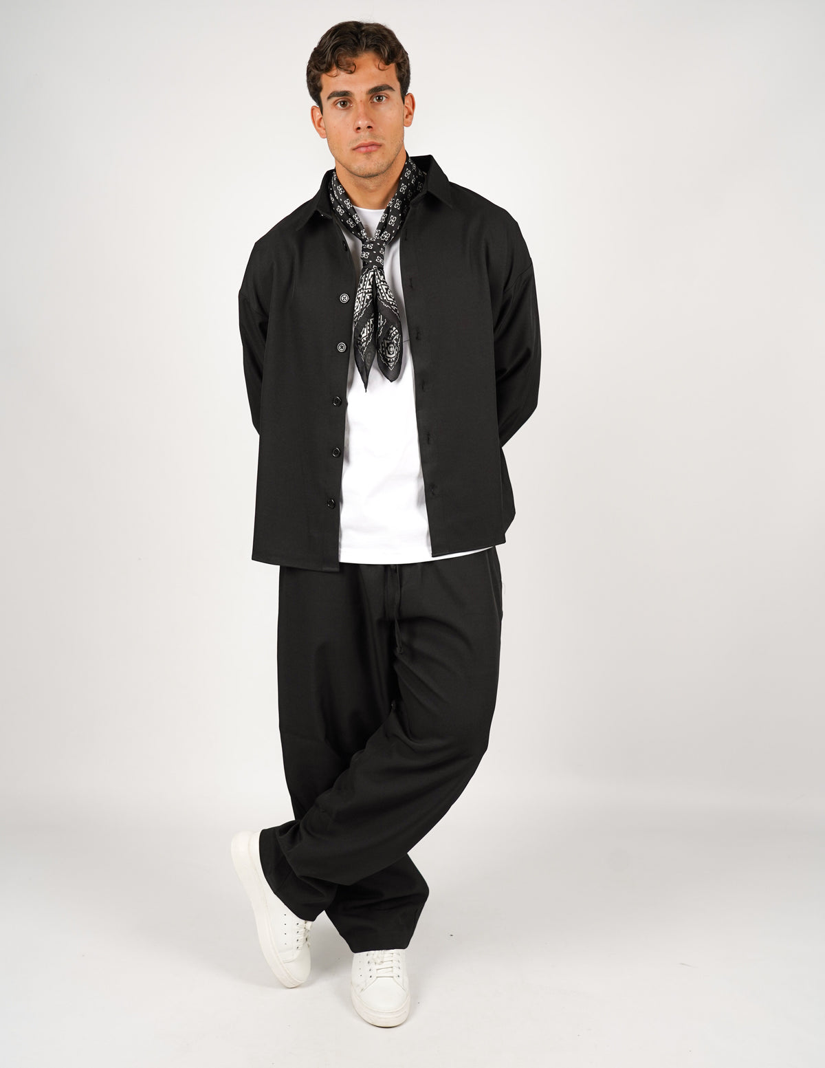 COORDINATO UOMO COMPLETO BAGGY + CAMICIA