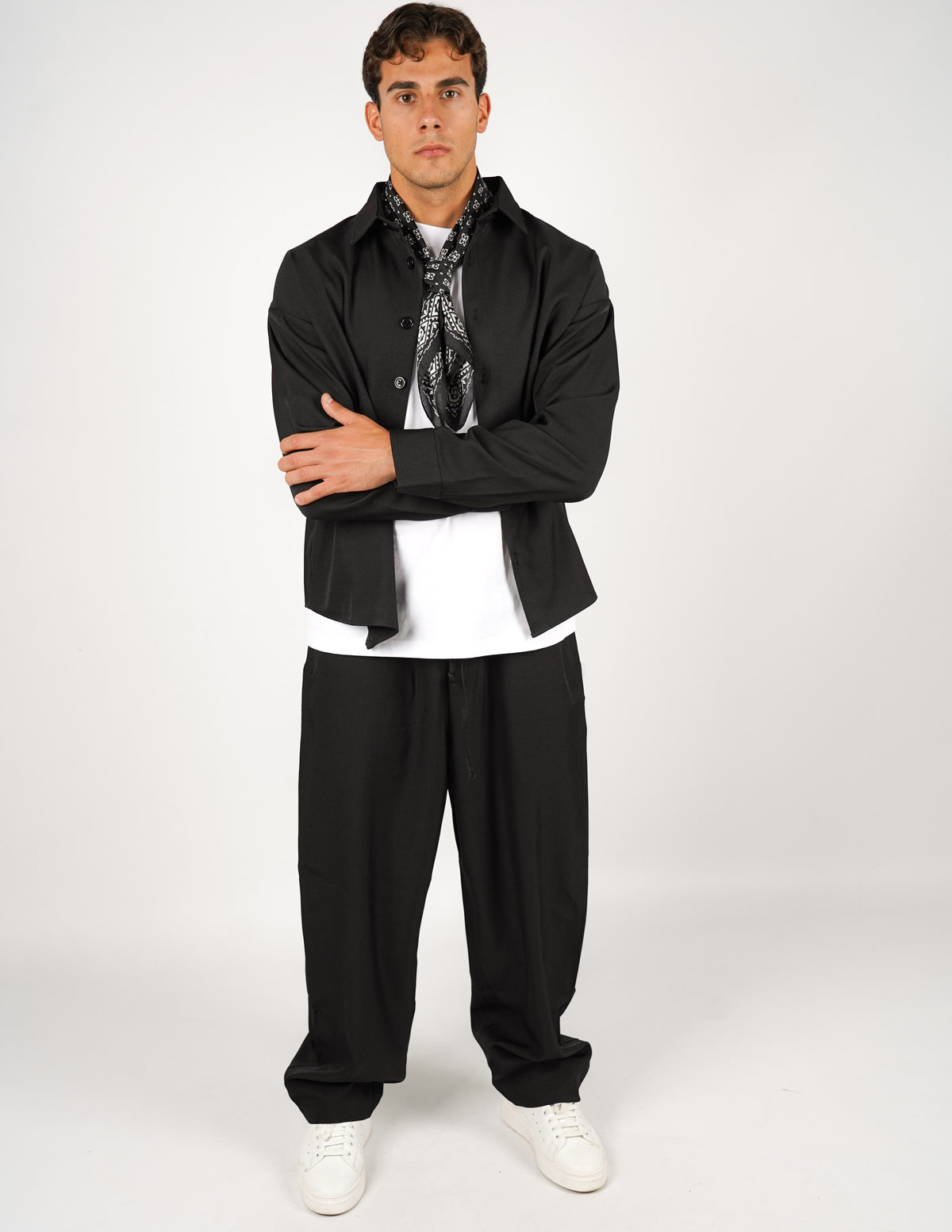 COORDINATO UOMO COMPLETO BAGGY + CAMICIA