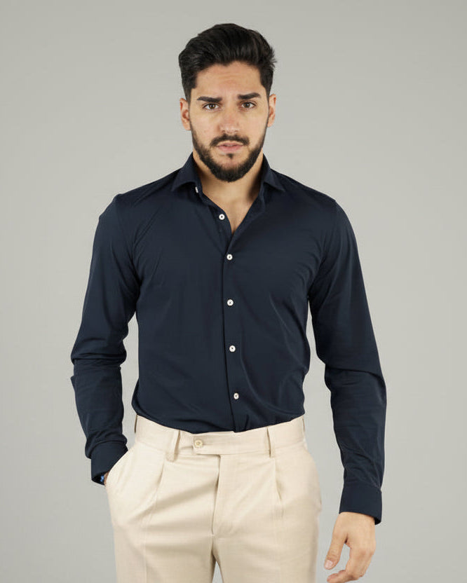 CAMICIA UOMO EXTRA LIGHT TESSUTO NO STIRO