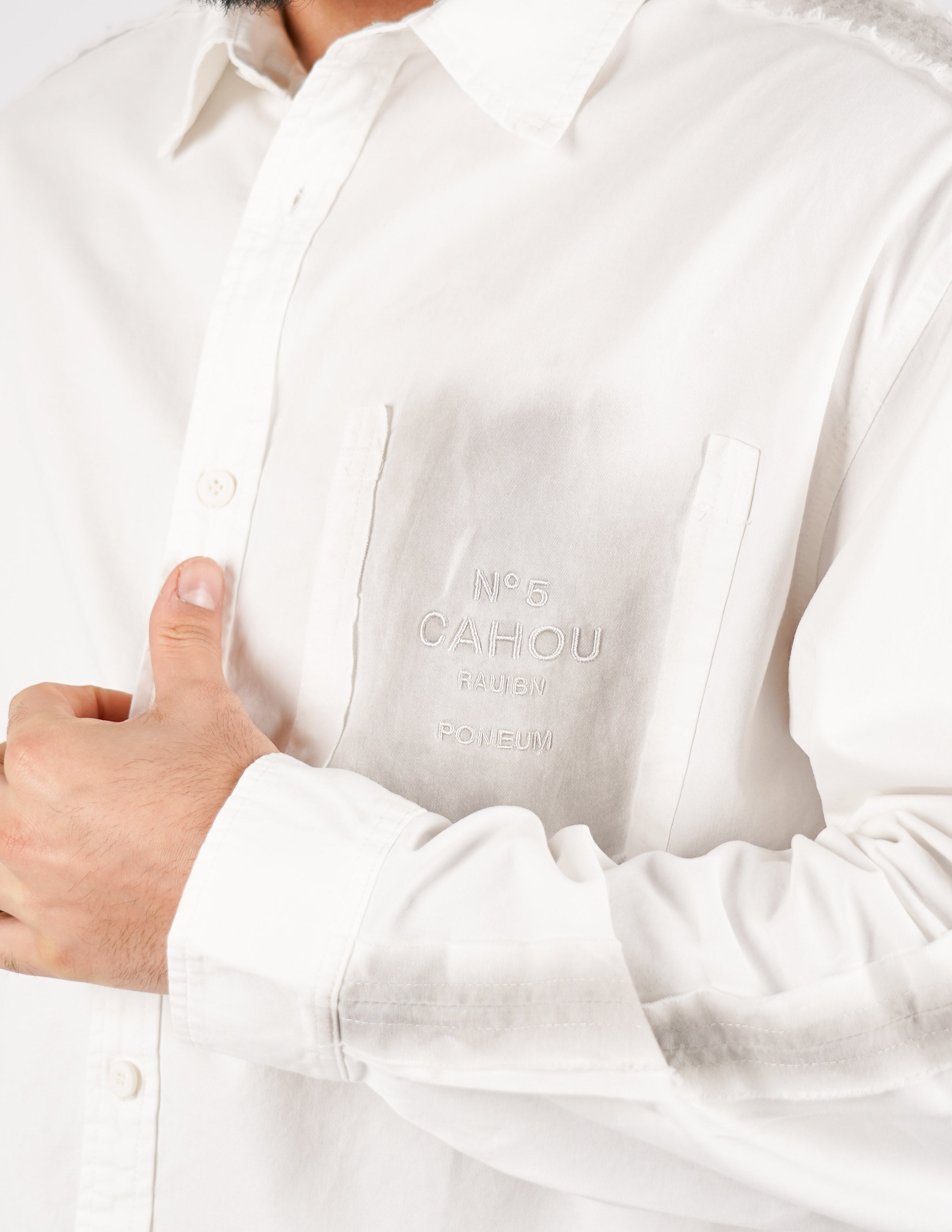 CAMICIA MANICA LUNGA EFFETTO SLAVATO
