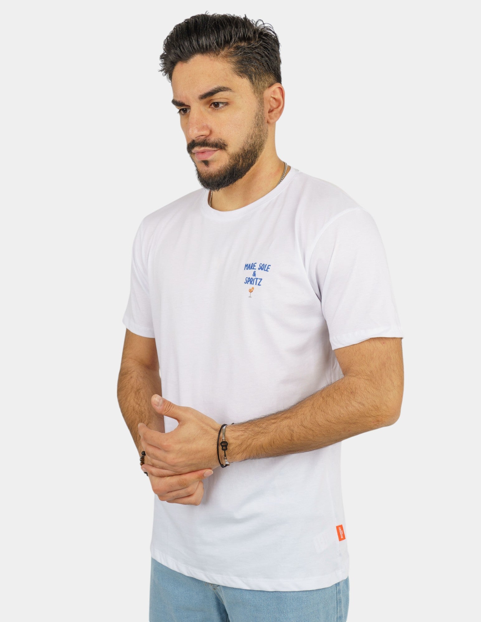 t-shirt in cotone con stampa