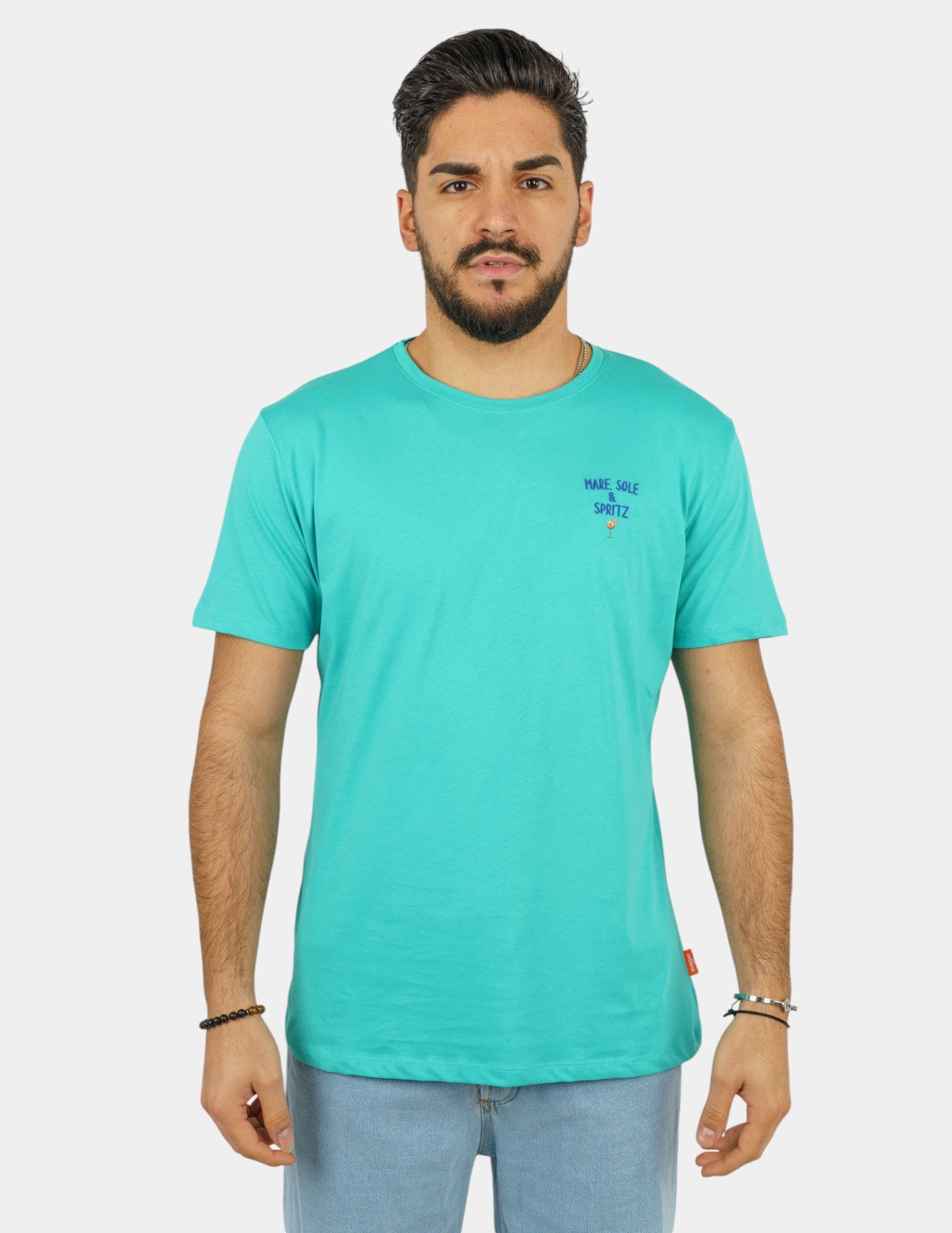 t-shirt in cotone con stampa