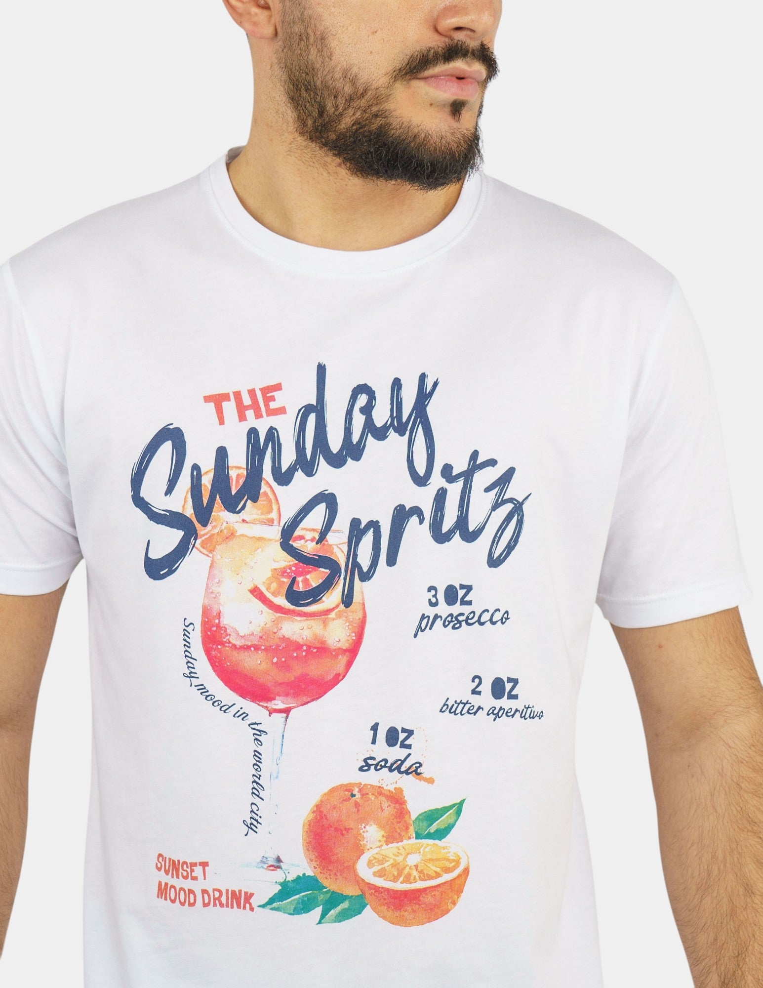 t-shirt in cotone con stampa 116S