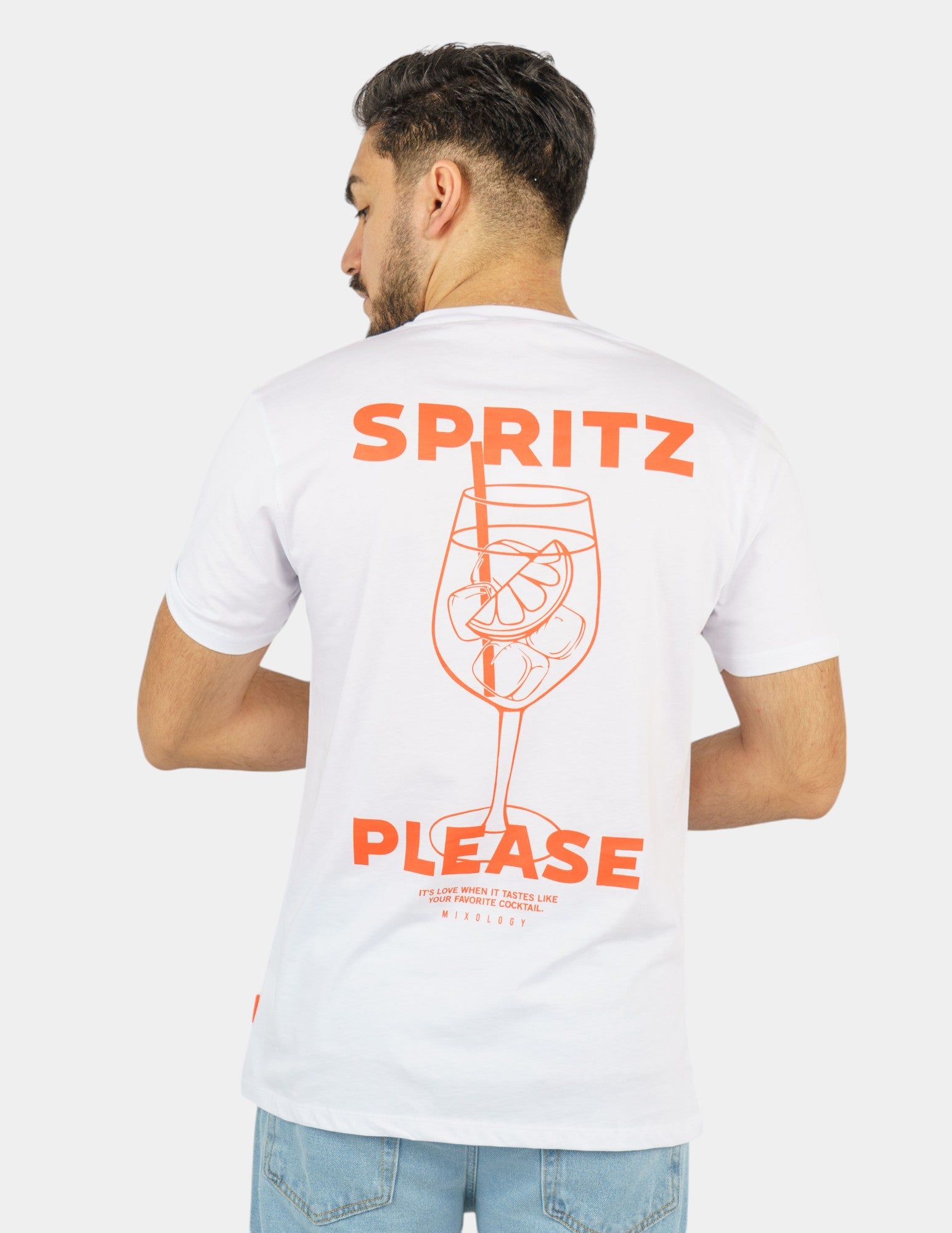 t-shirt in cotone con stampa