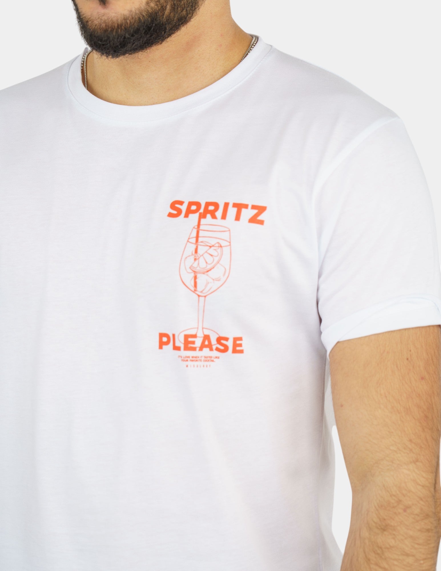 t-shirt in cotone con stampa