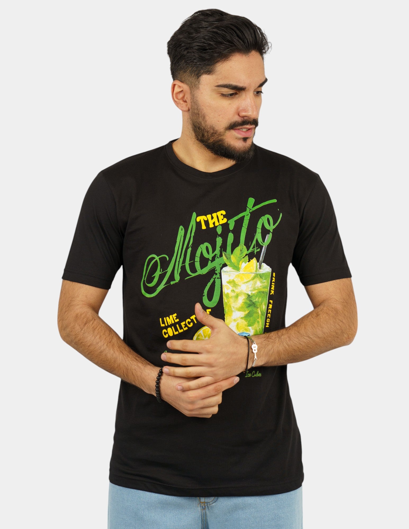 t-shirt in cotone con stampa