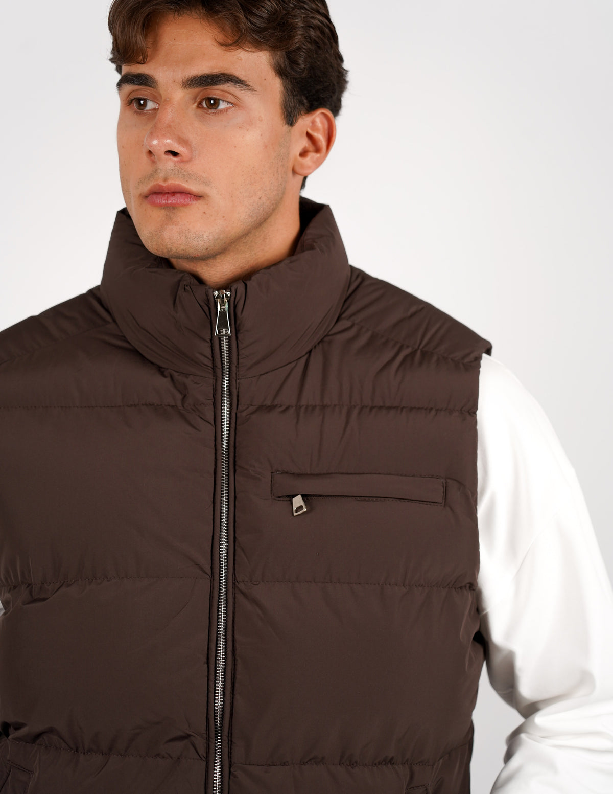 SMANICATO IMBOTTITO CON ZIP