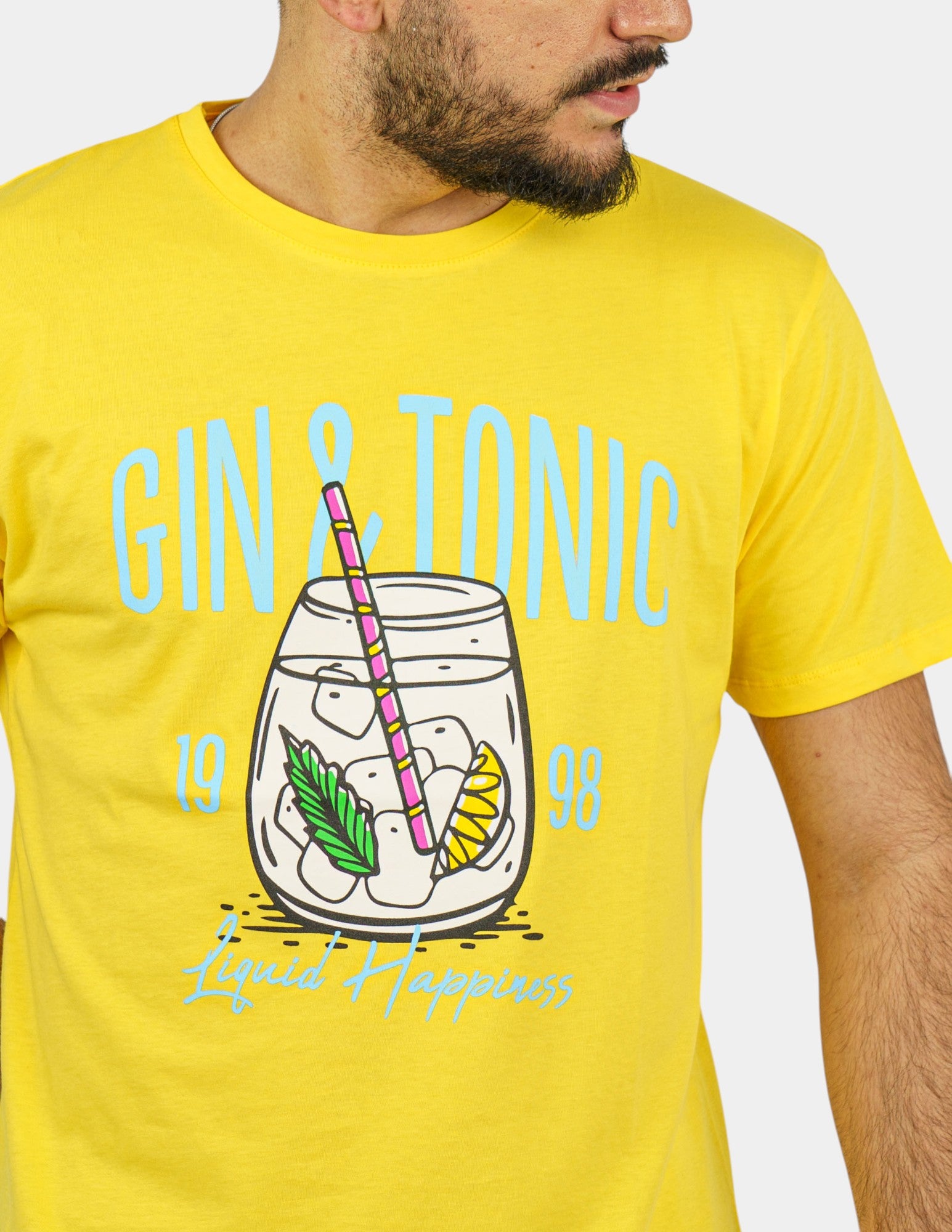 t-shirt in cotone con stampa