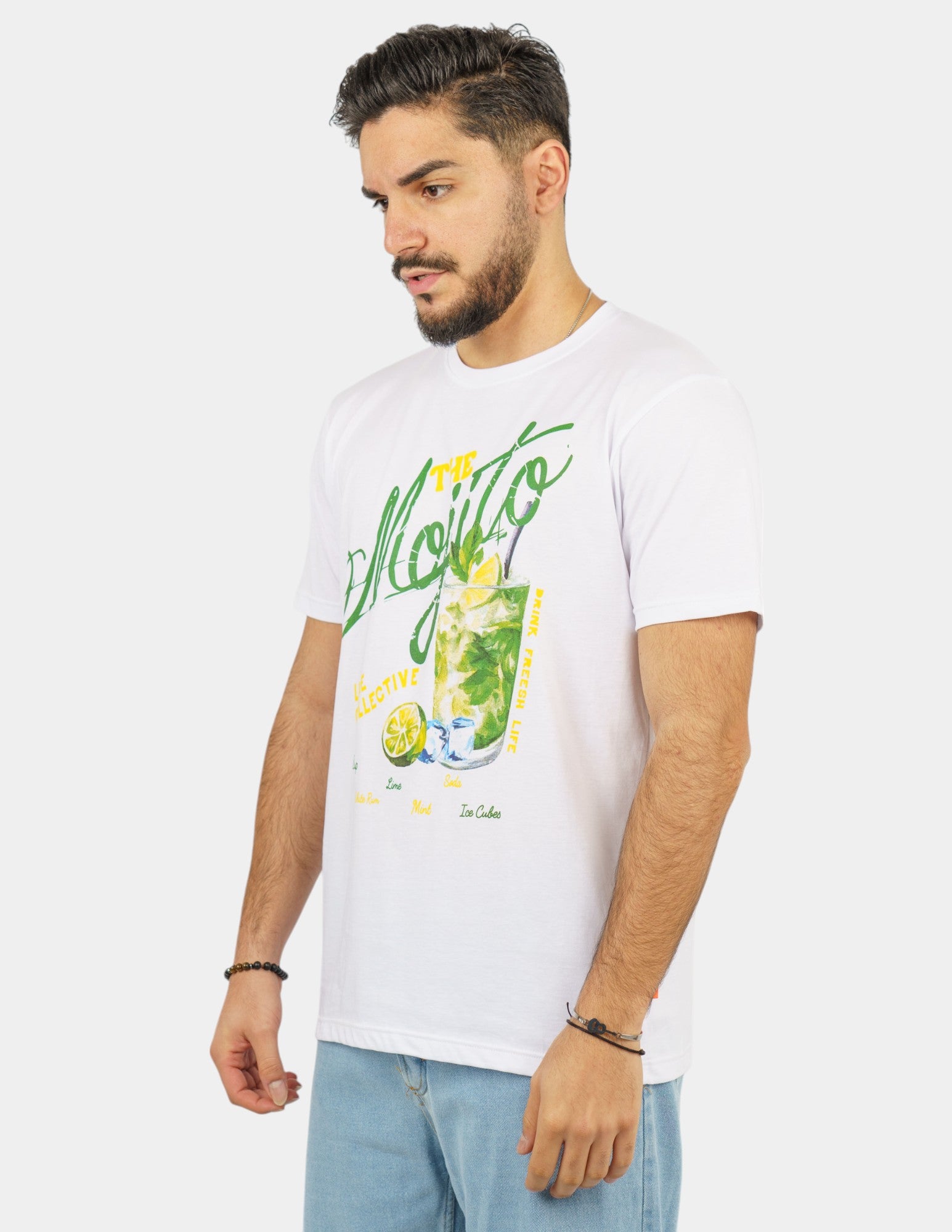 t-shirt in cotone con stampa