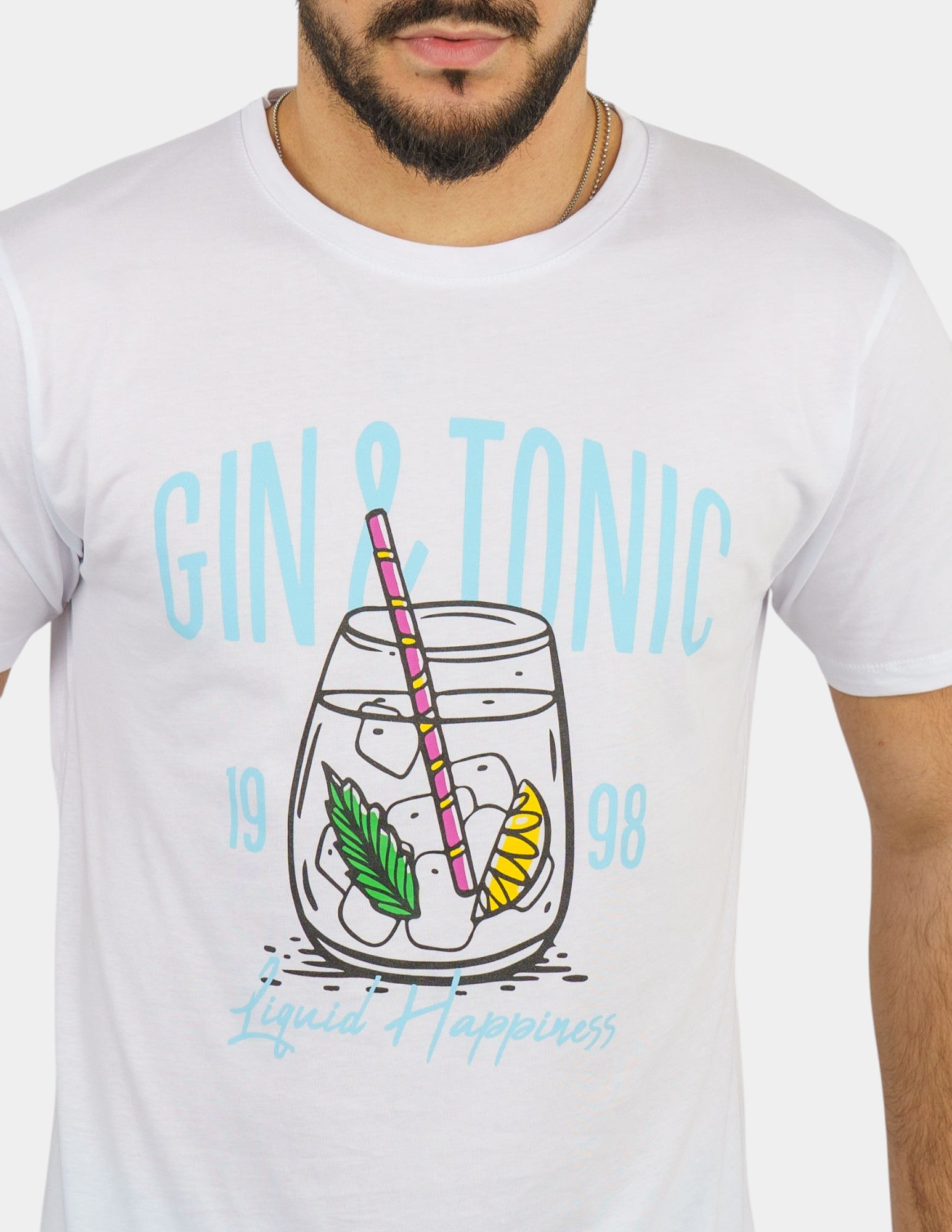 t-shirt in cotone con stampa