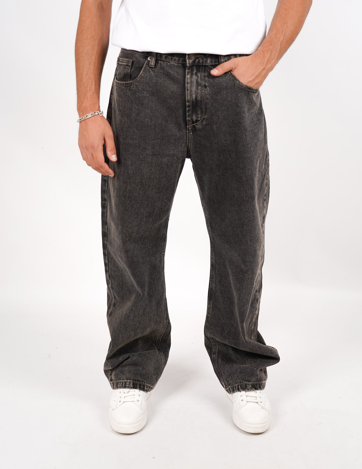 jeans cinque tasche baggy fit