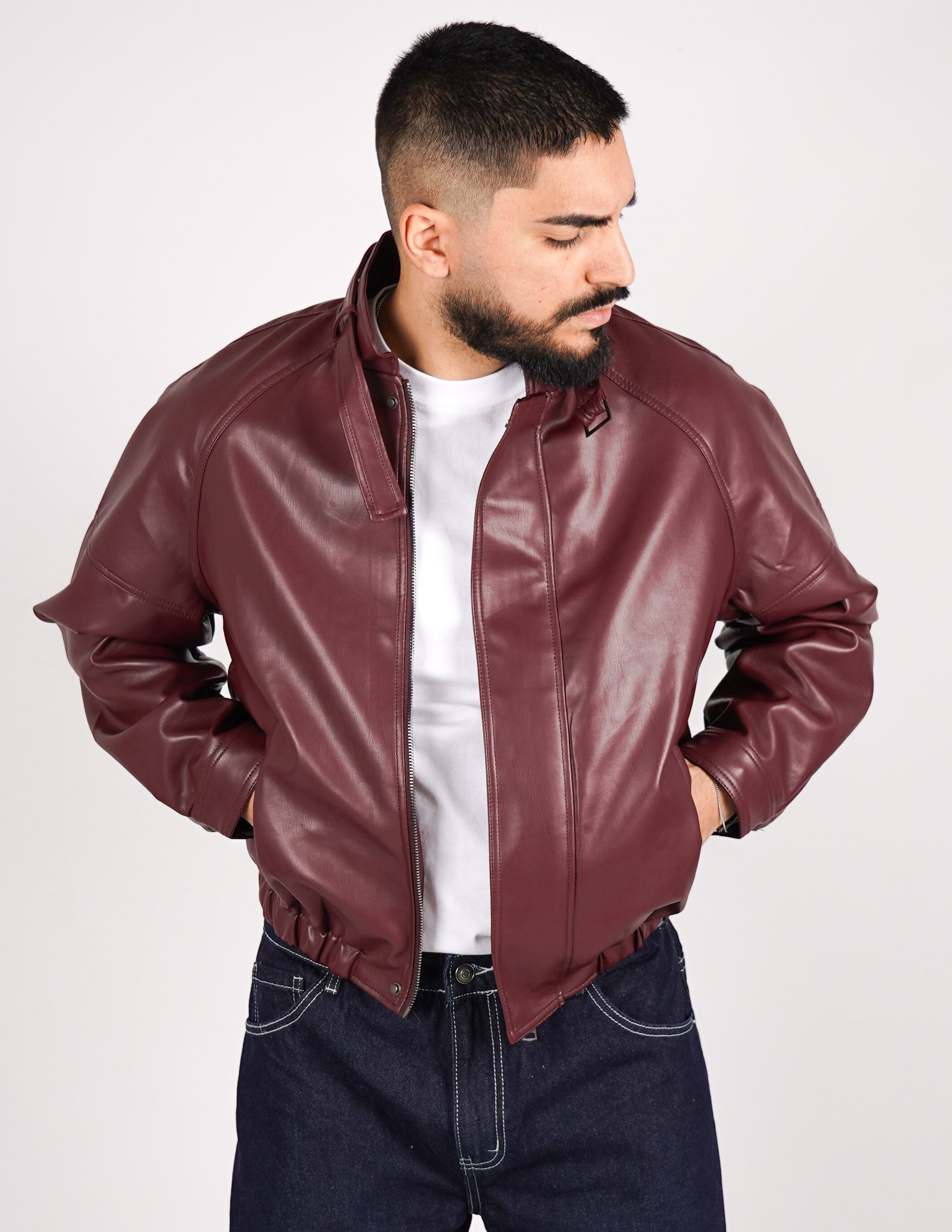 GIUBBOTTO CON COLLO CROP FIT