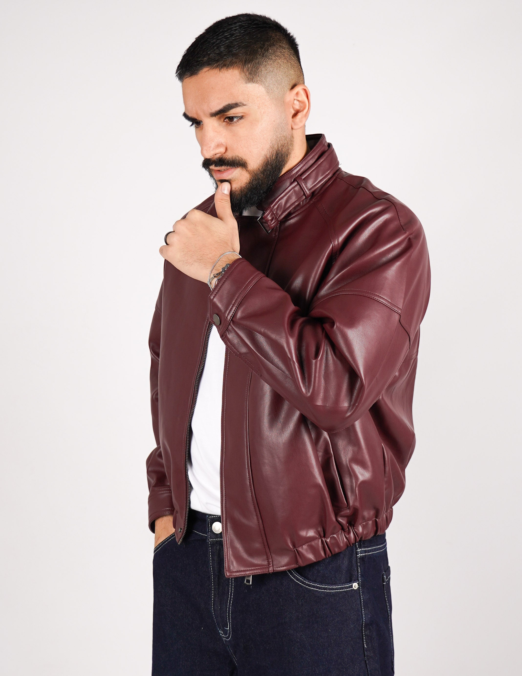 GIUBBOTTO CON COLLO CROP FIT