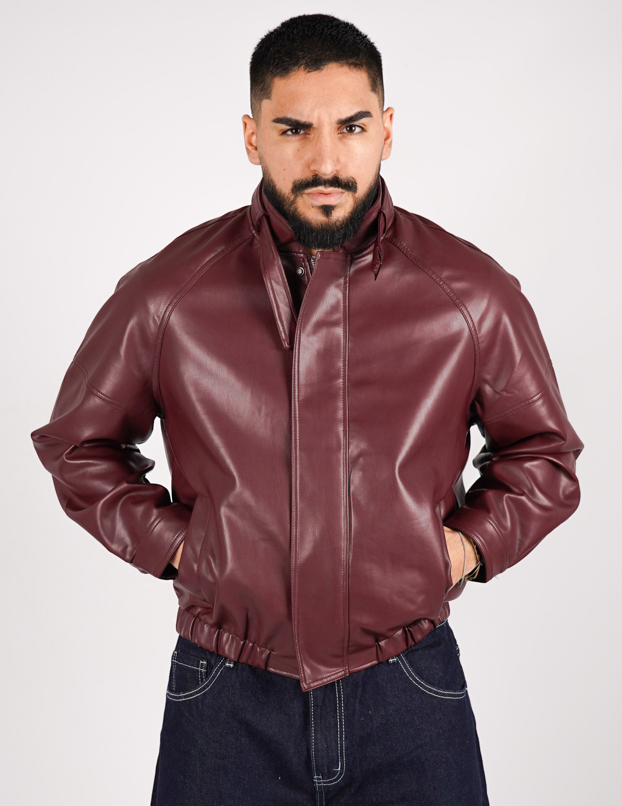 GIUBBOTTO CON COLLO CROP FIT