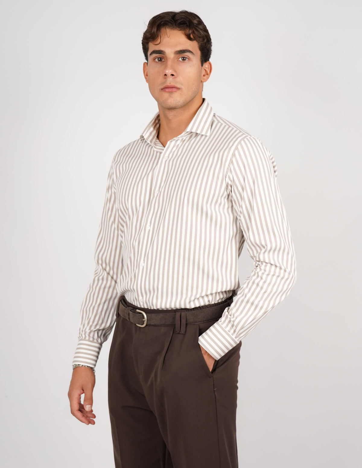 CAMICIA NO STIRO RIGA LARGA